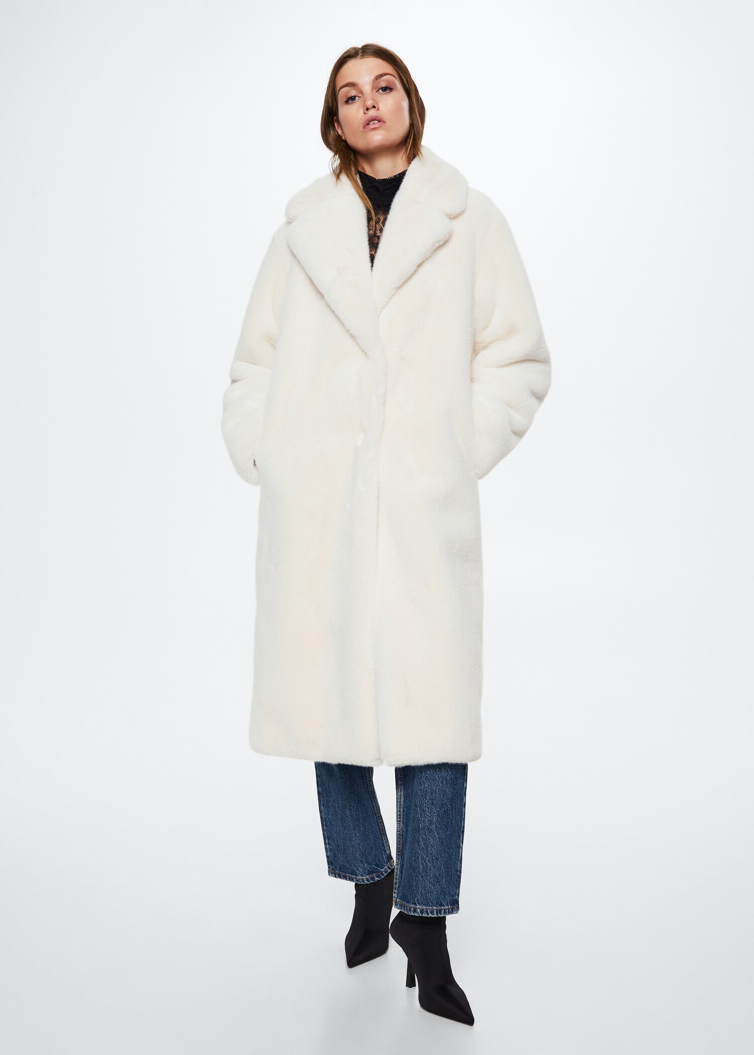 Manteau oversize en fausse fourrure - Détail de l'article 2