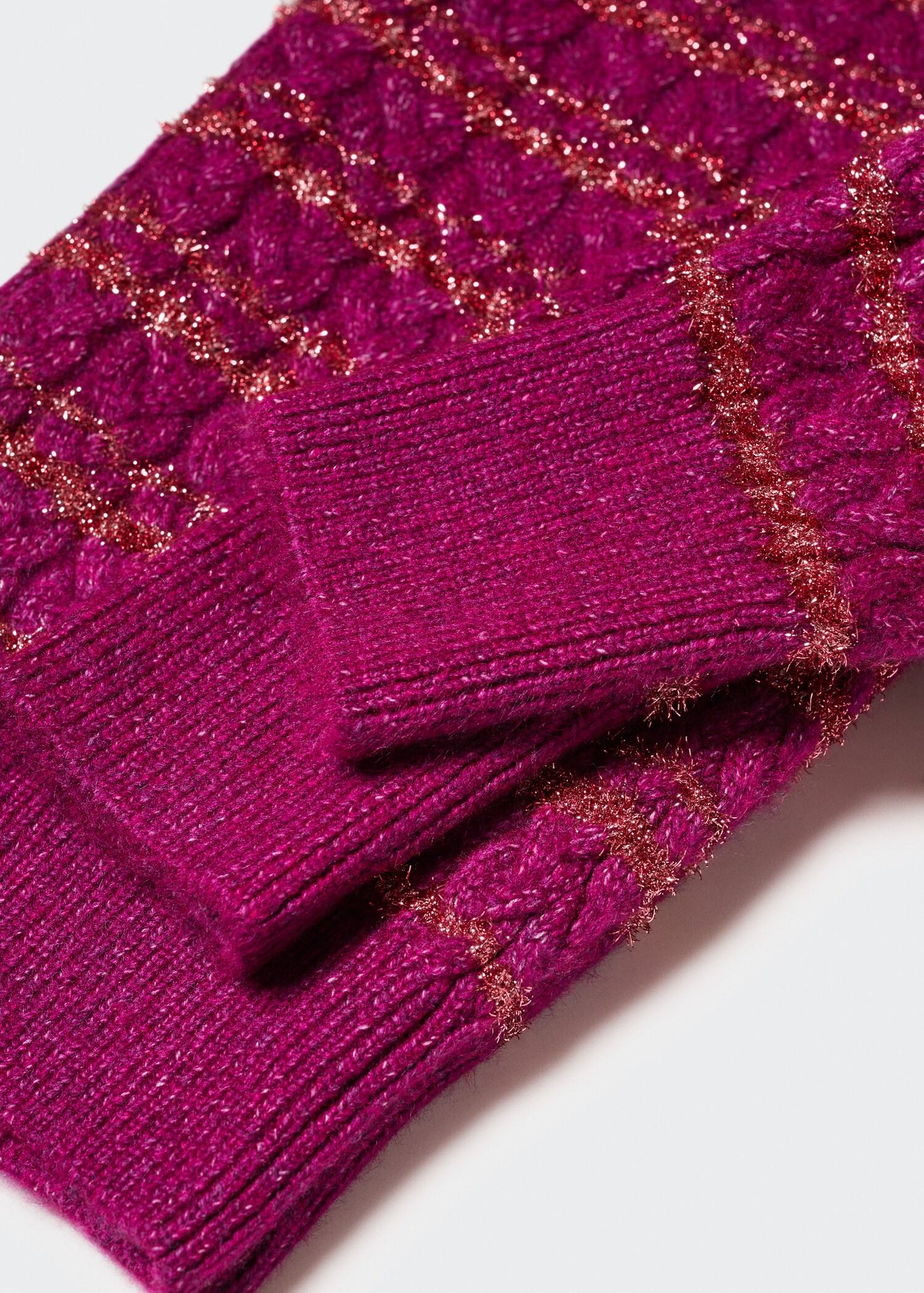 Lurex braided sweater - Details of the article 8
