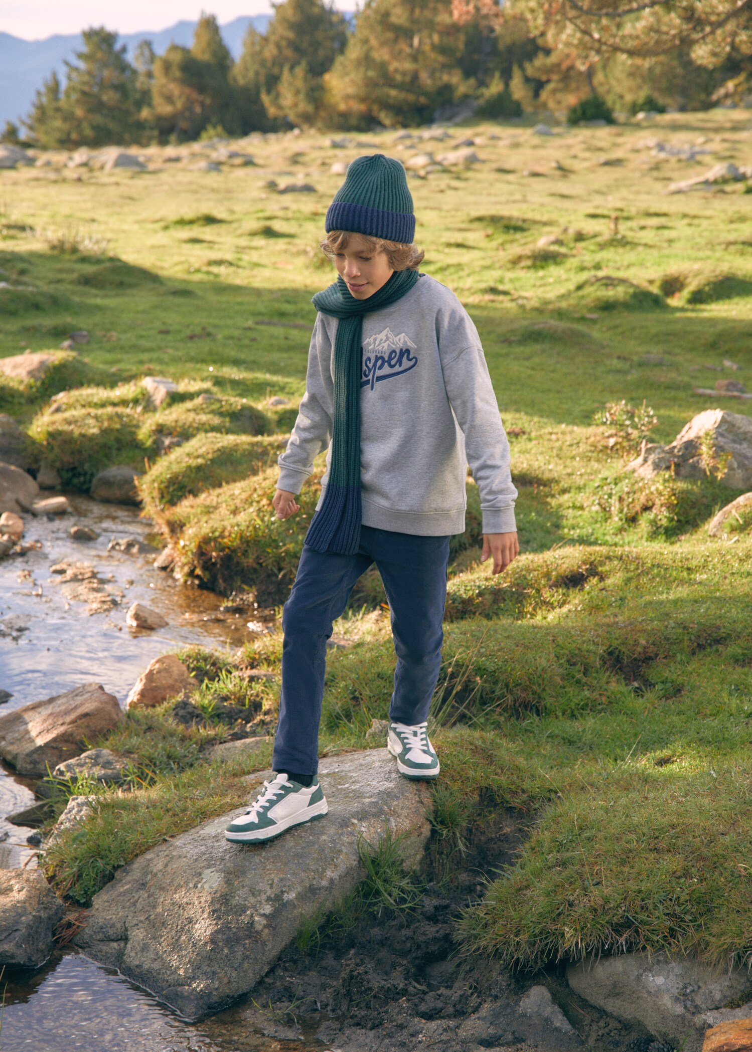 Embroidered printed hoodie - Rincian barang 5