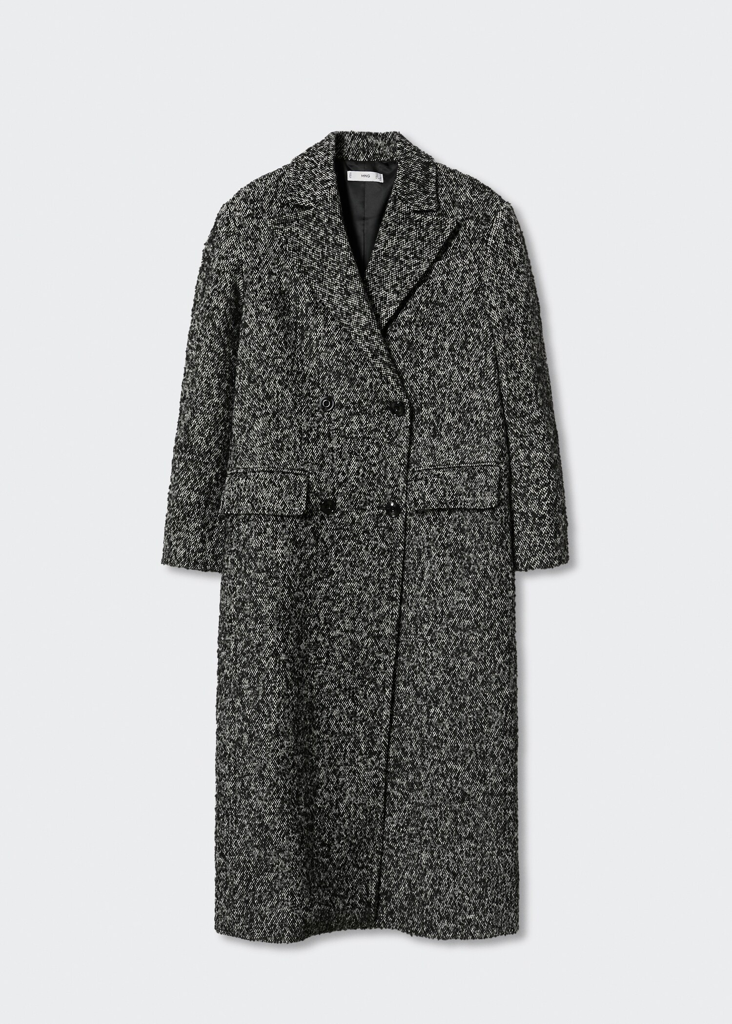 Marbled double-breasted coat - Article without model