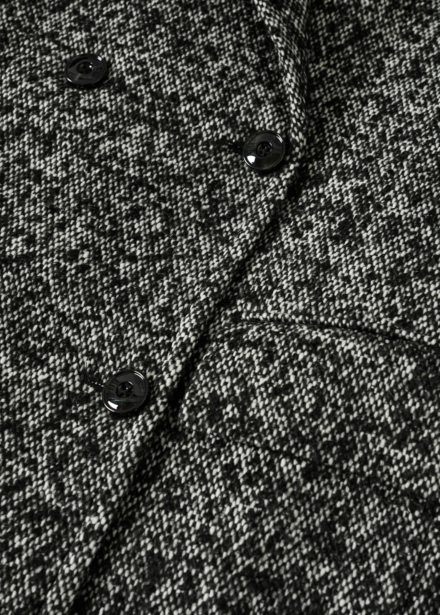 Marbled double-breasted coat - Details of the article 8