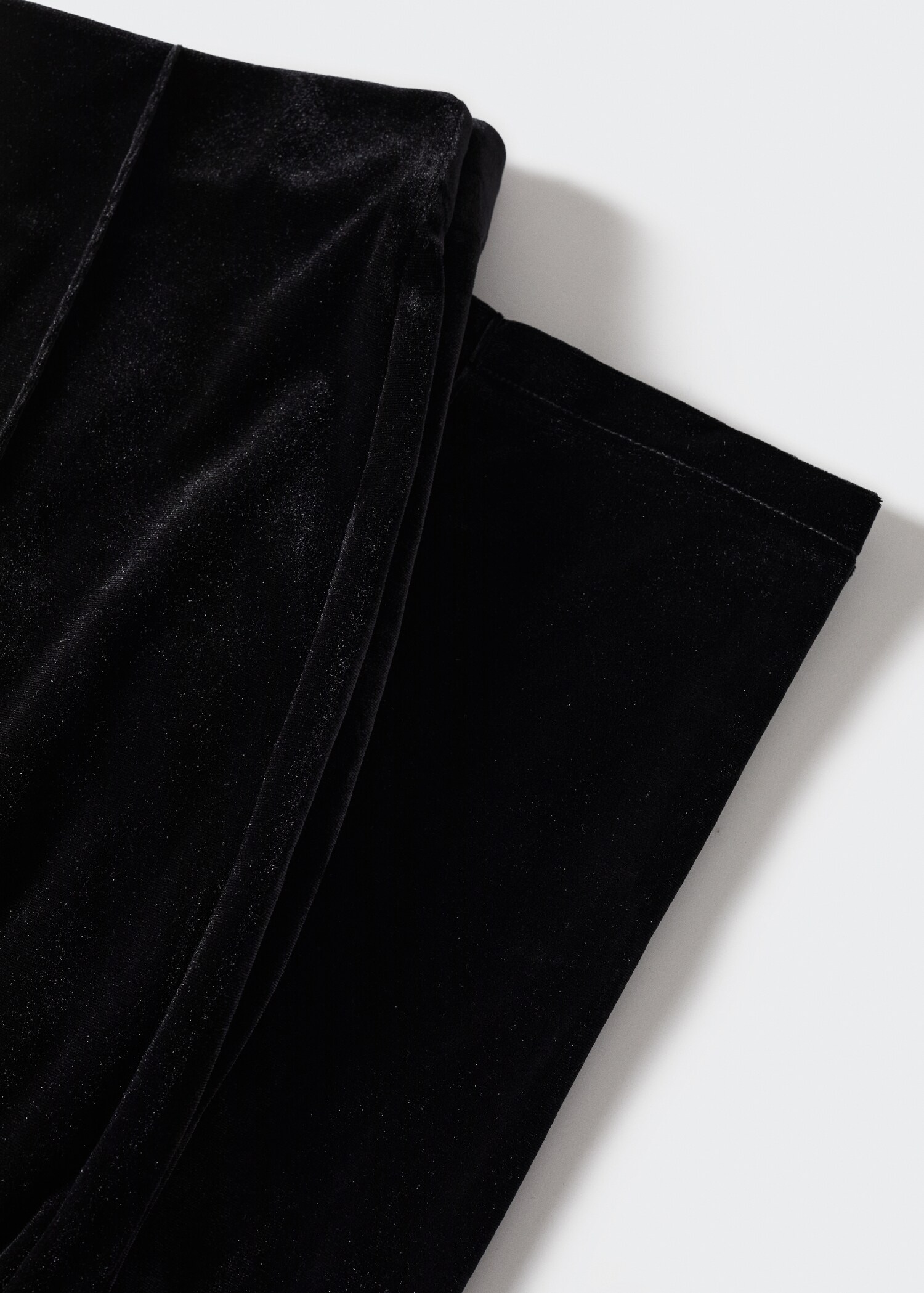 Velvet palazzo trousers - Details of the article 8