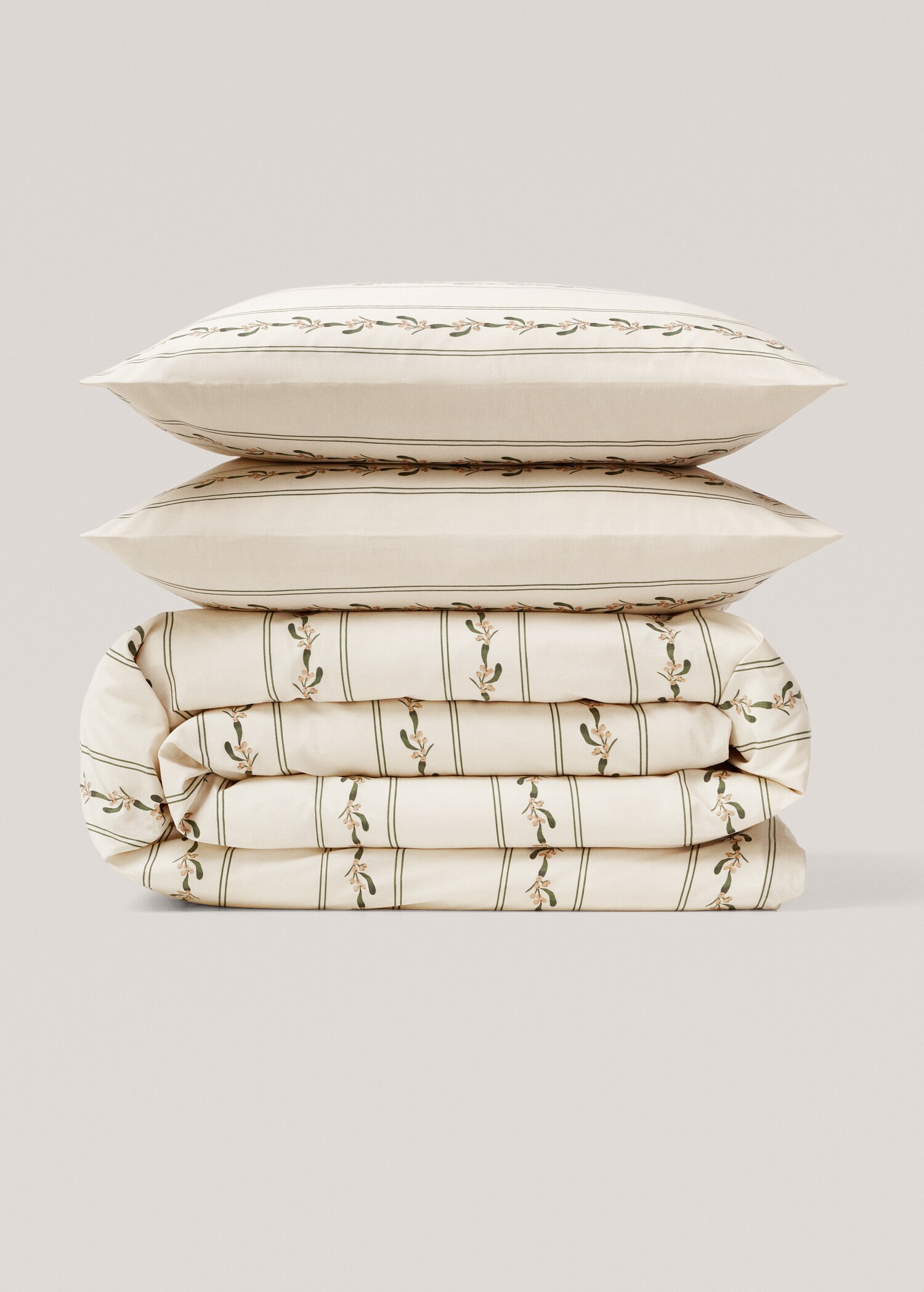 Bettbezug mit Blumendessin für 135 cm Bett - Artikel ohne Model