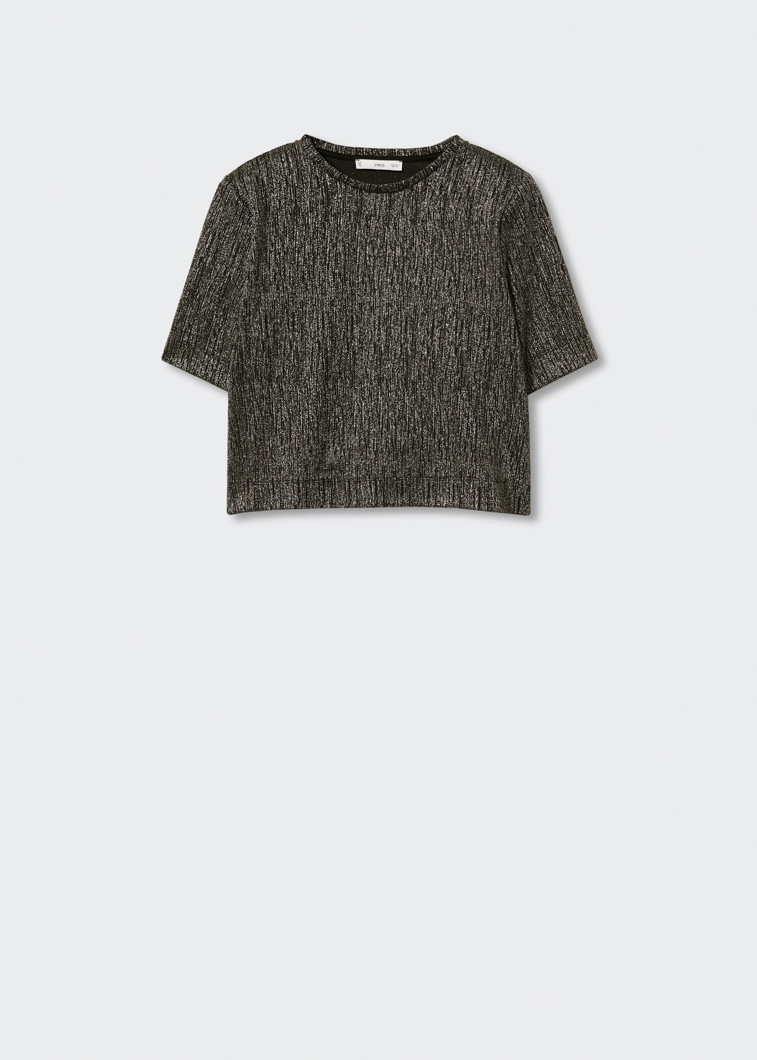 T-shirt de malha de lurex - Artigo sem modelo