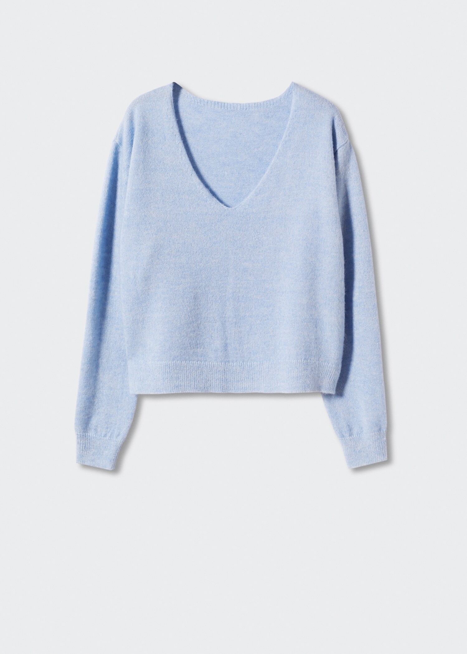 V-neck knit sweater - Article without model