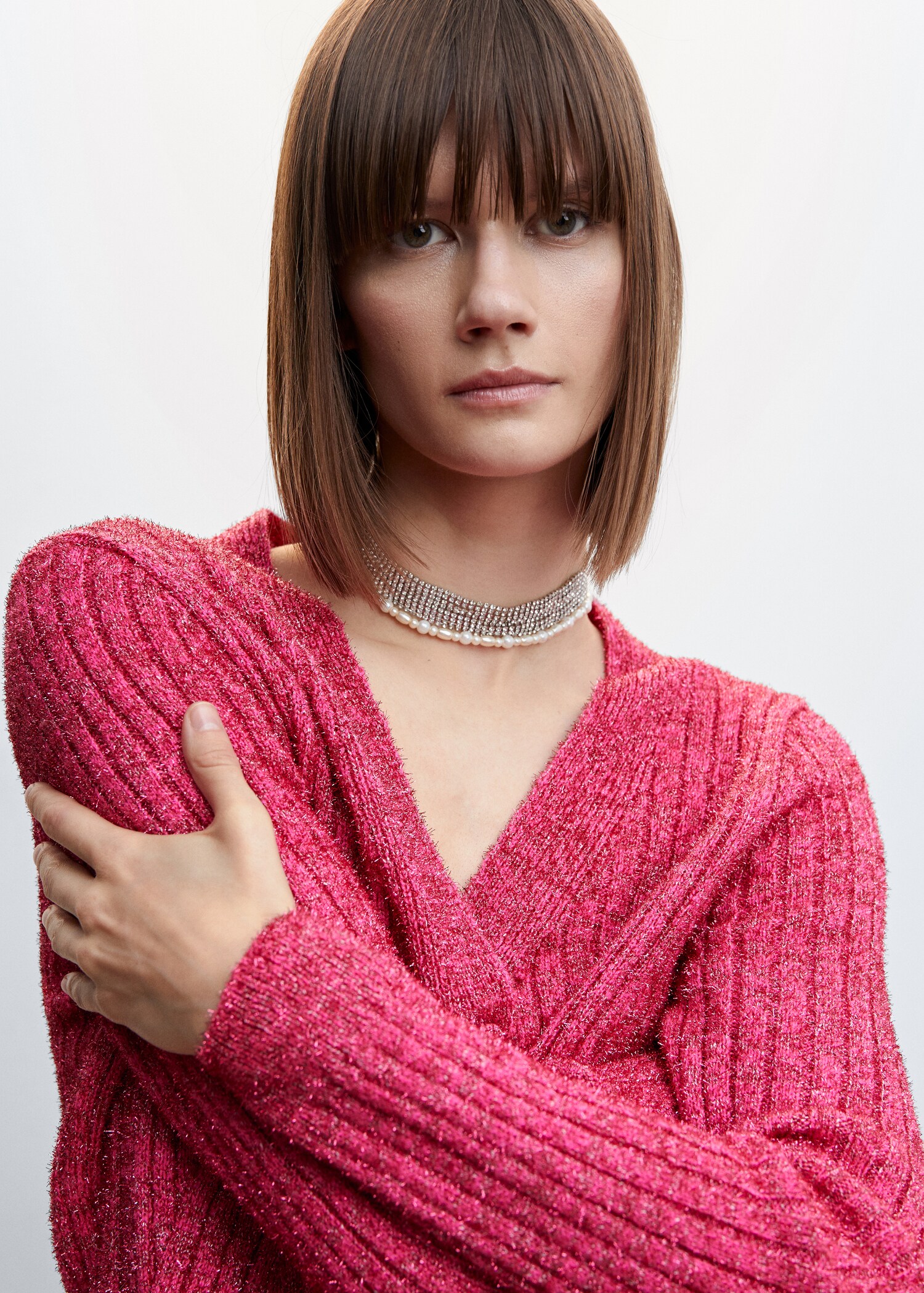 Lurex vest met knopen - Detail van het artikel 1