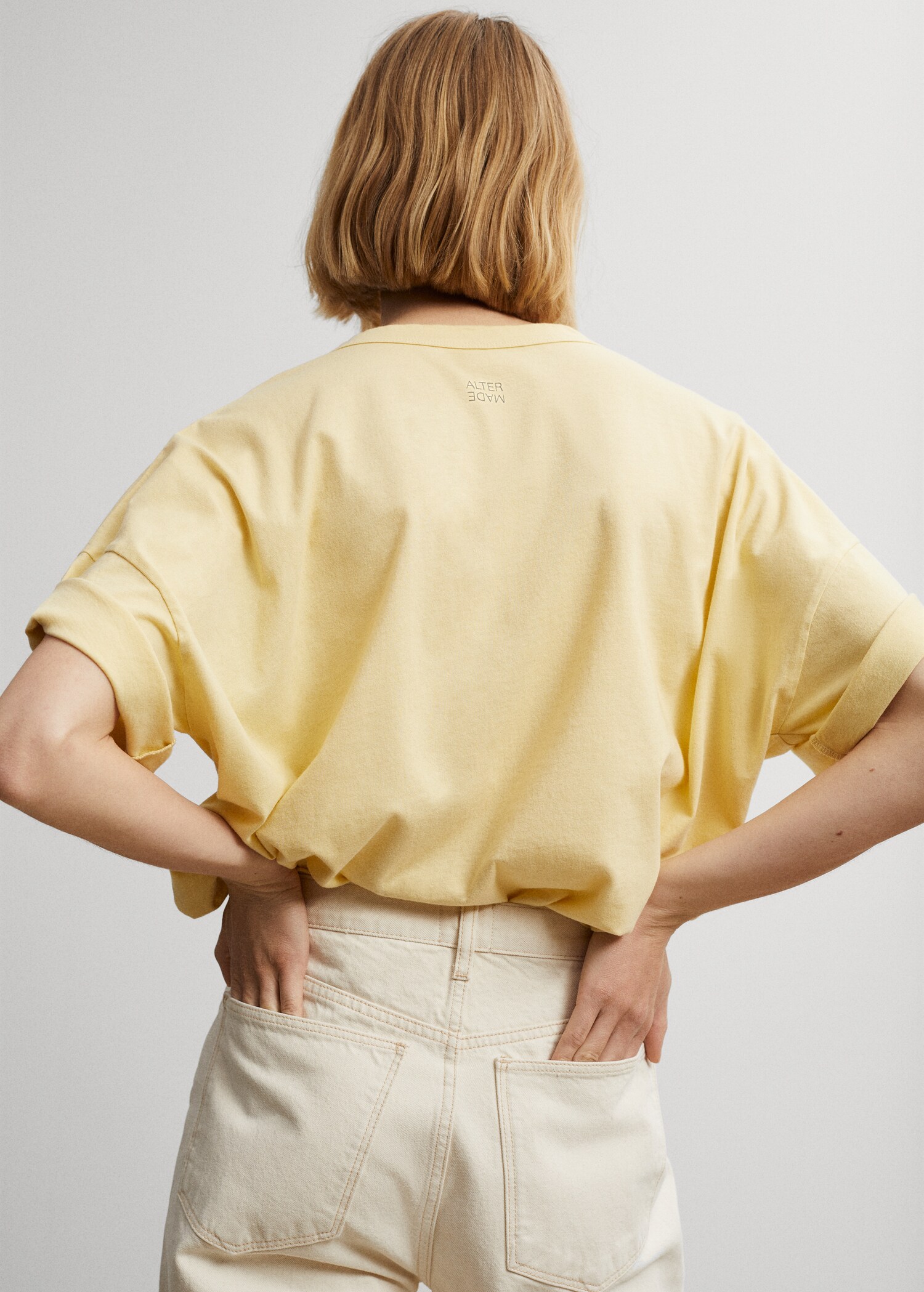 Kastiges T-Shirt  - Rückseite des Artikels