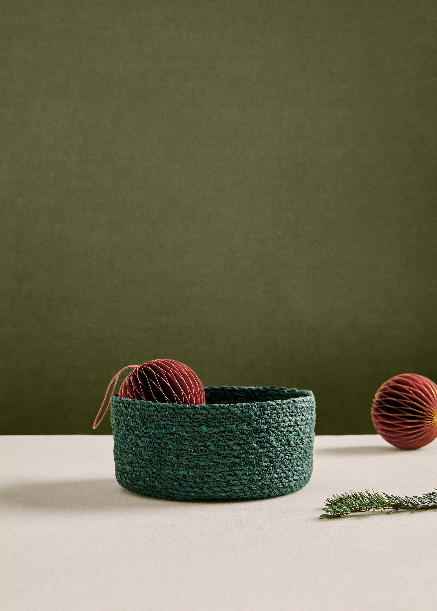Round basket 21x10cm - Details of the article 7
