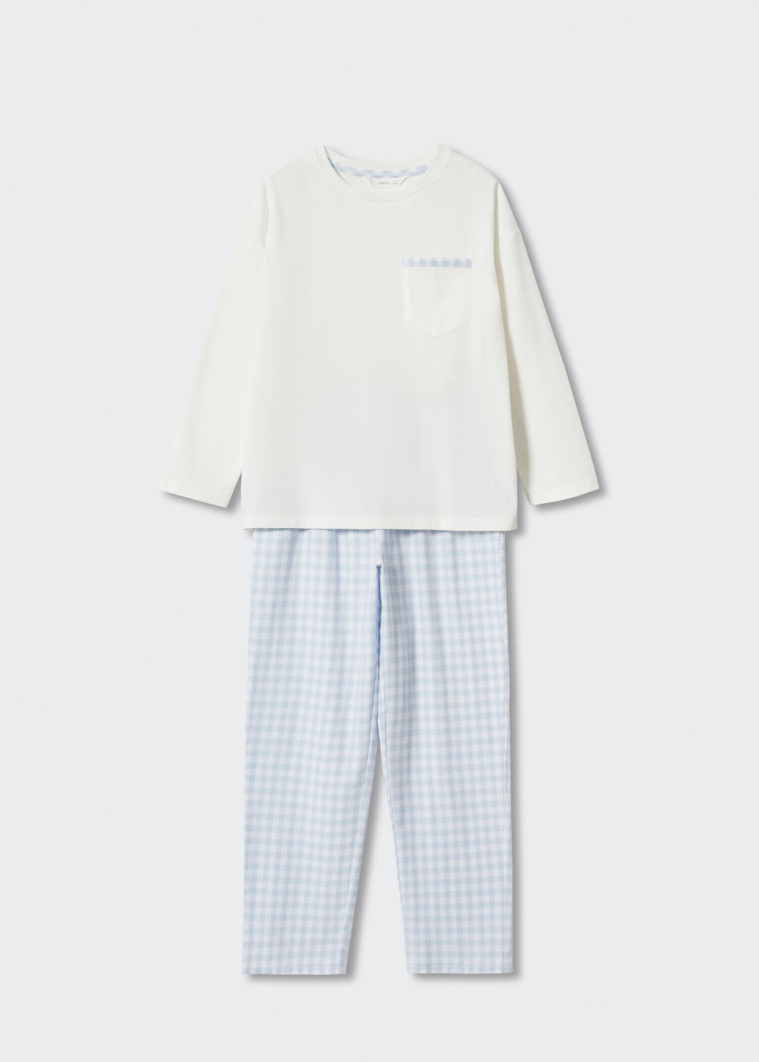 Pijama dos piezas largo cuadros - Artículo sin modelo