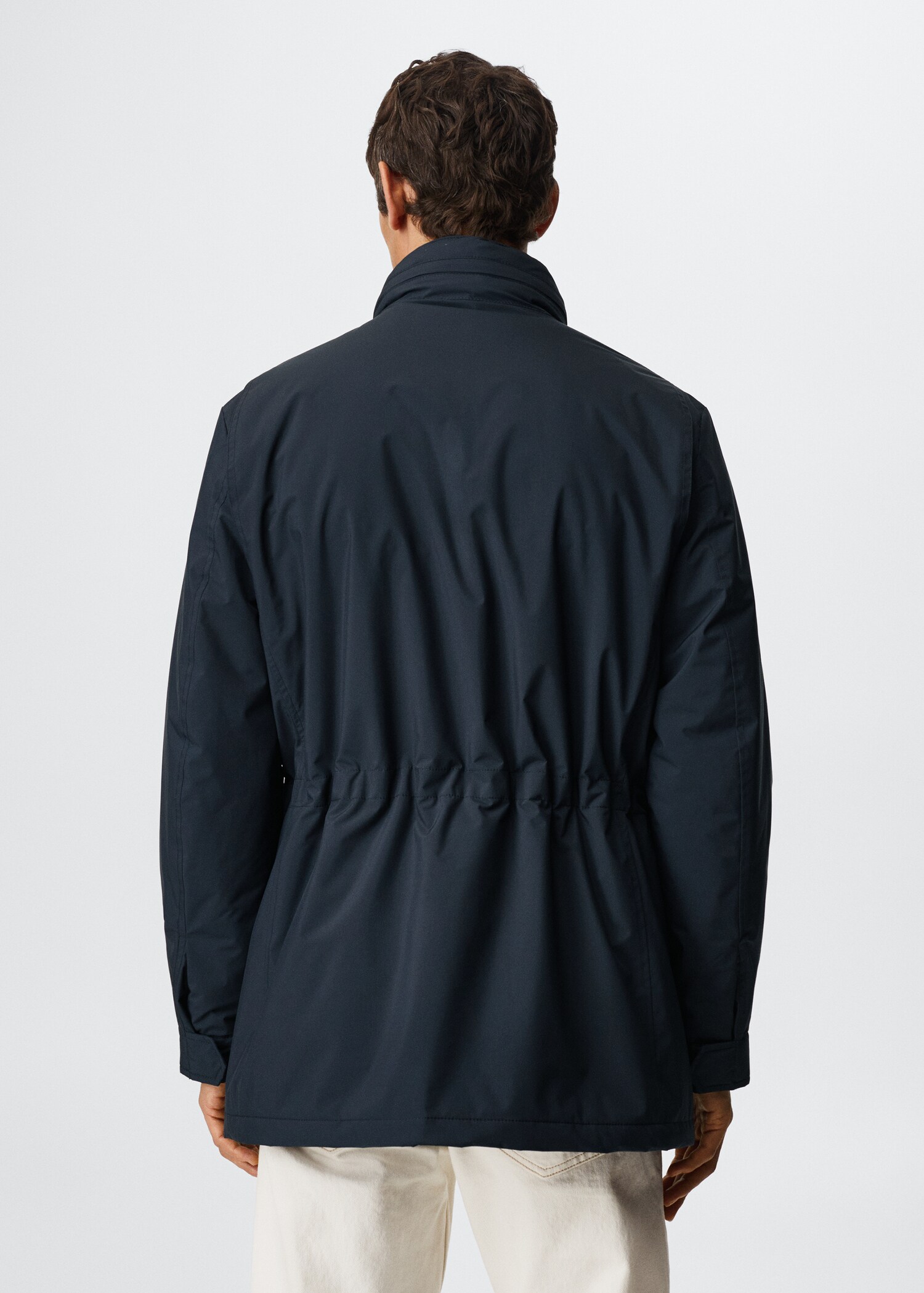 Veste longue poches - Verso de l’article