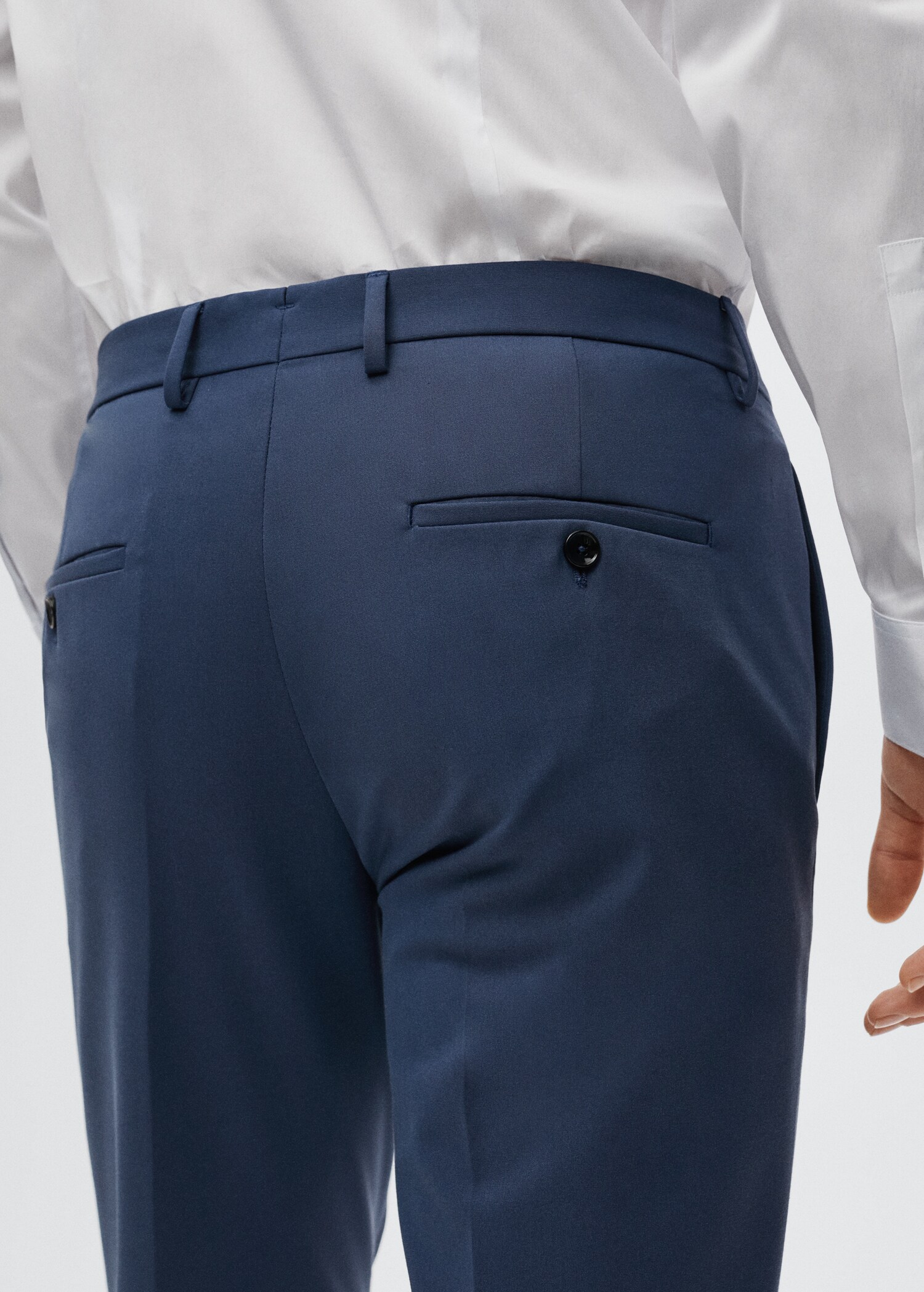 Костюмные брюки super slim fit - Деталь изделия 3