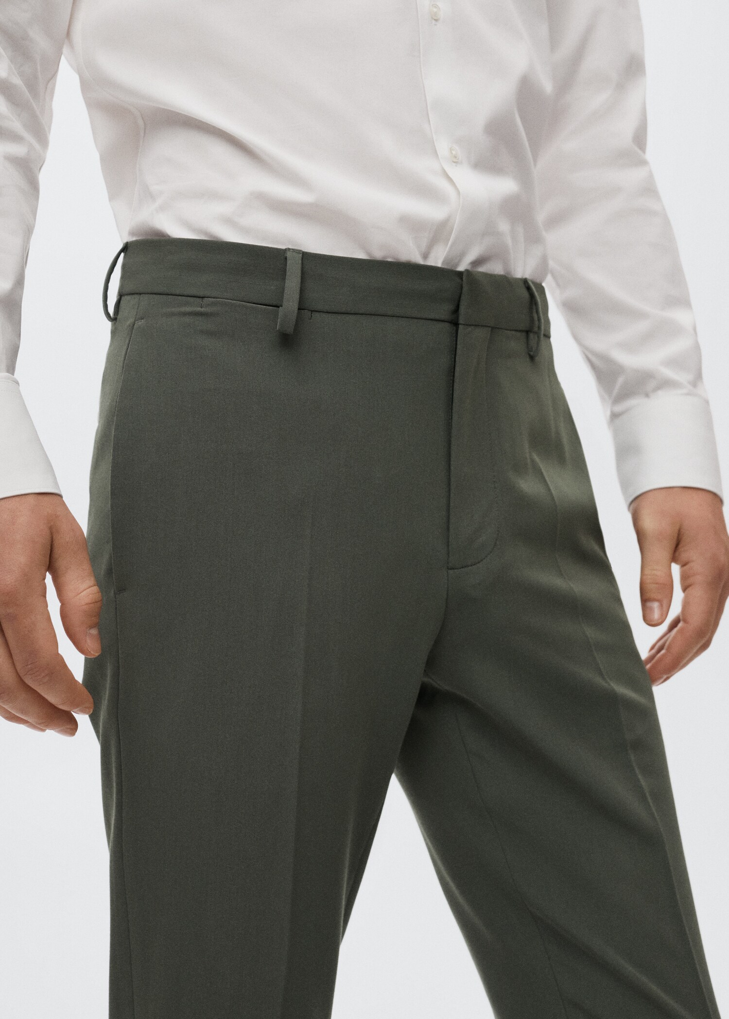 Костюмные брюки super slim fit - Деталь изделия 1