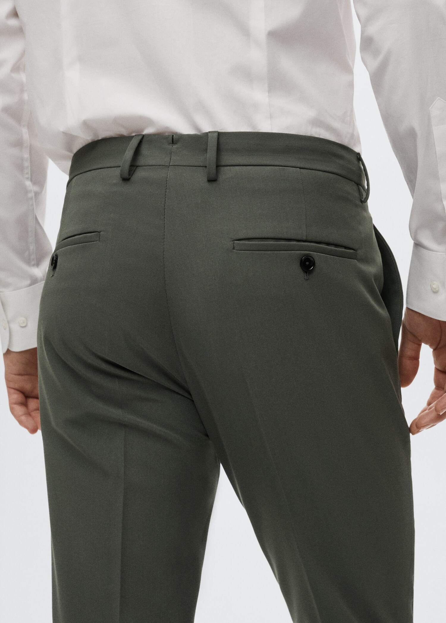 Костюмные брюки super slim fit - Деталь изделия 3