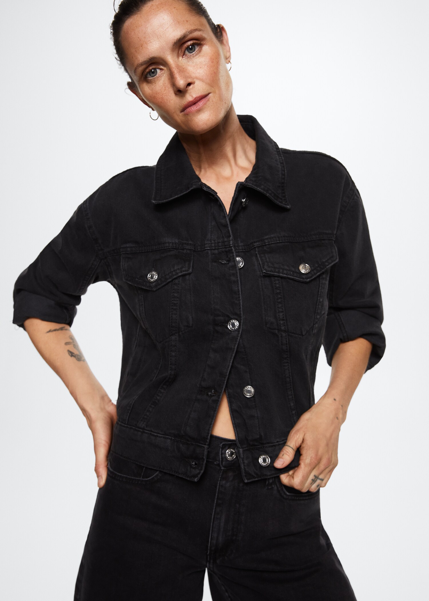 Pocketed denim jacket - Details of the article 6