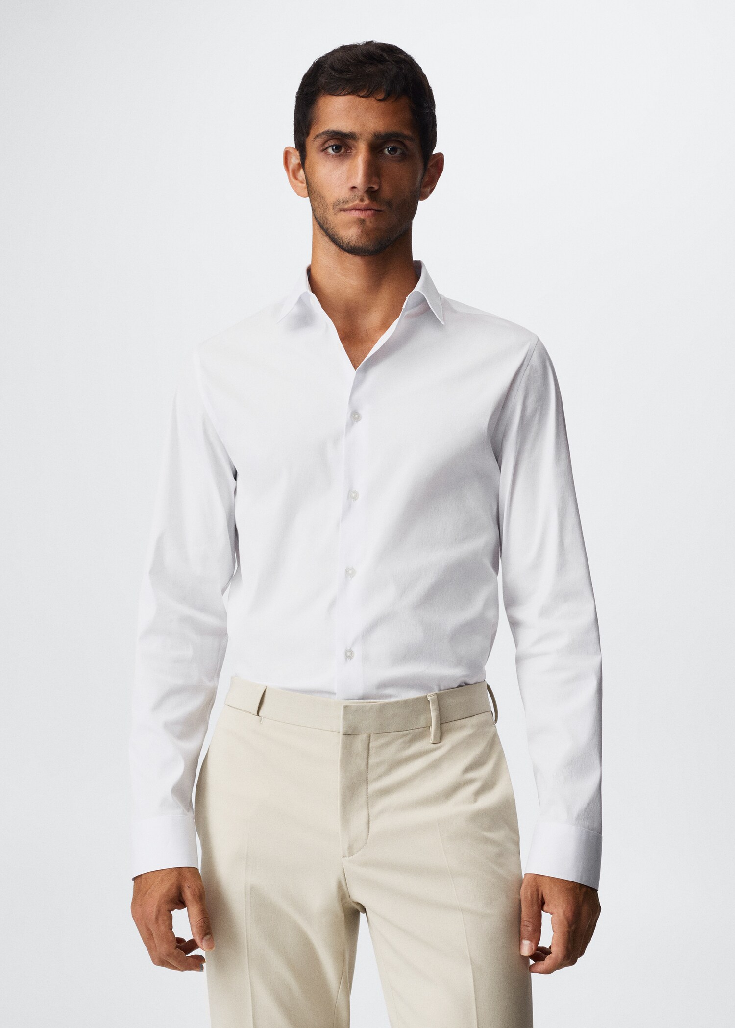 Chemise costume super slim fit - Plan moyen