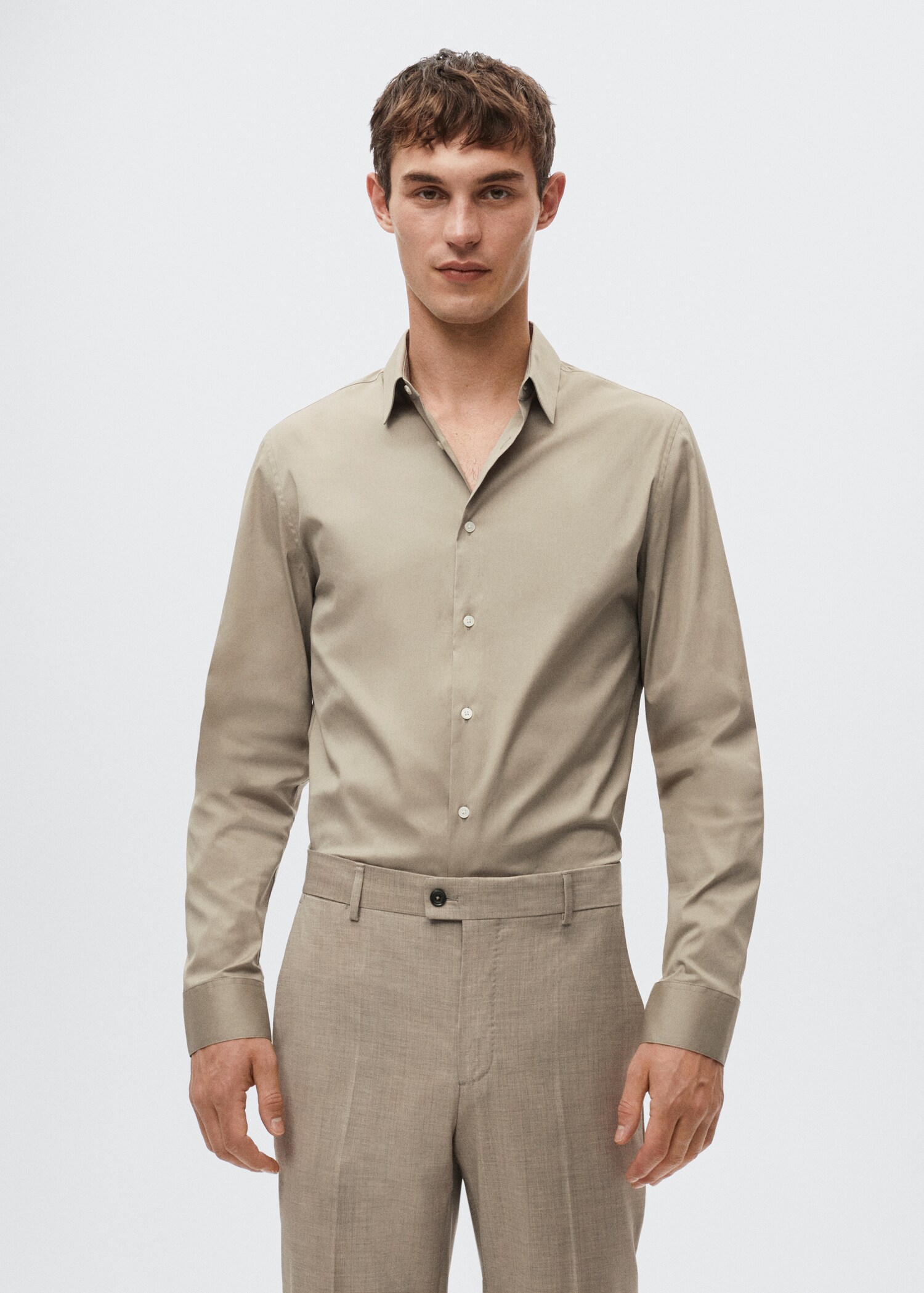 Chemise costume super slim fit - Plan moyen