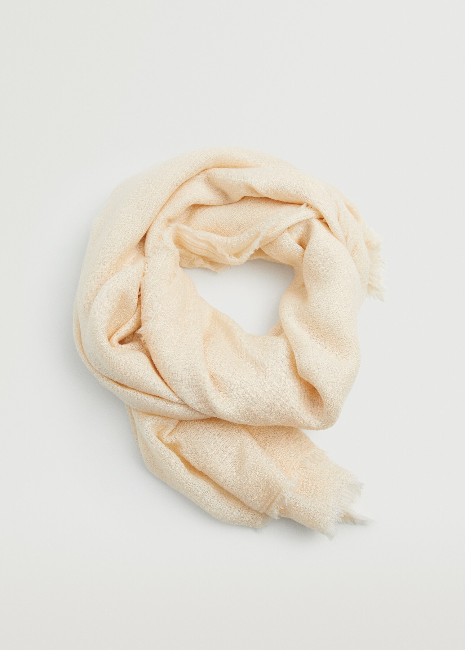 Frayed edge scarf - Medium plane