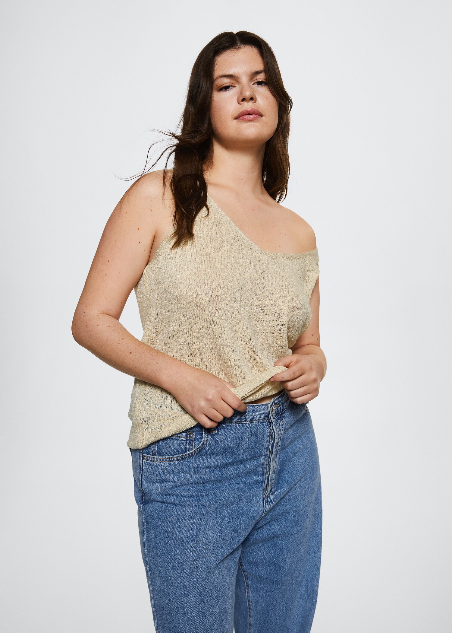 Textured knit top - Details of the article 4