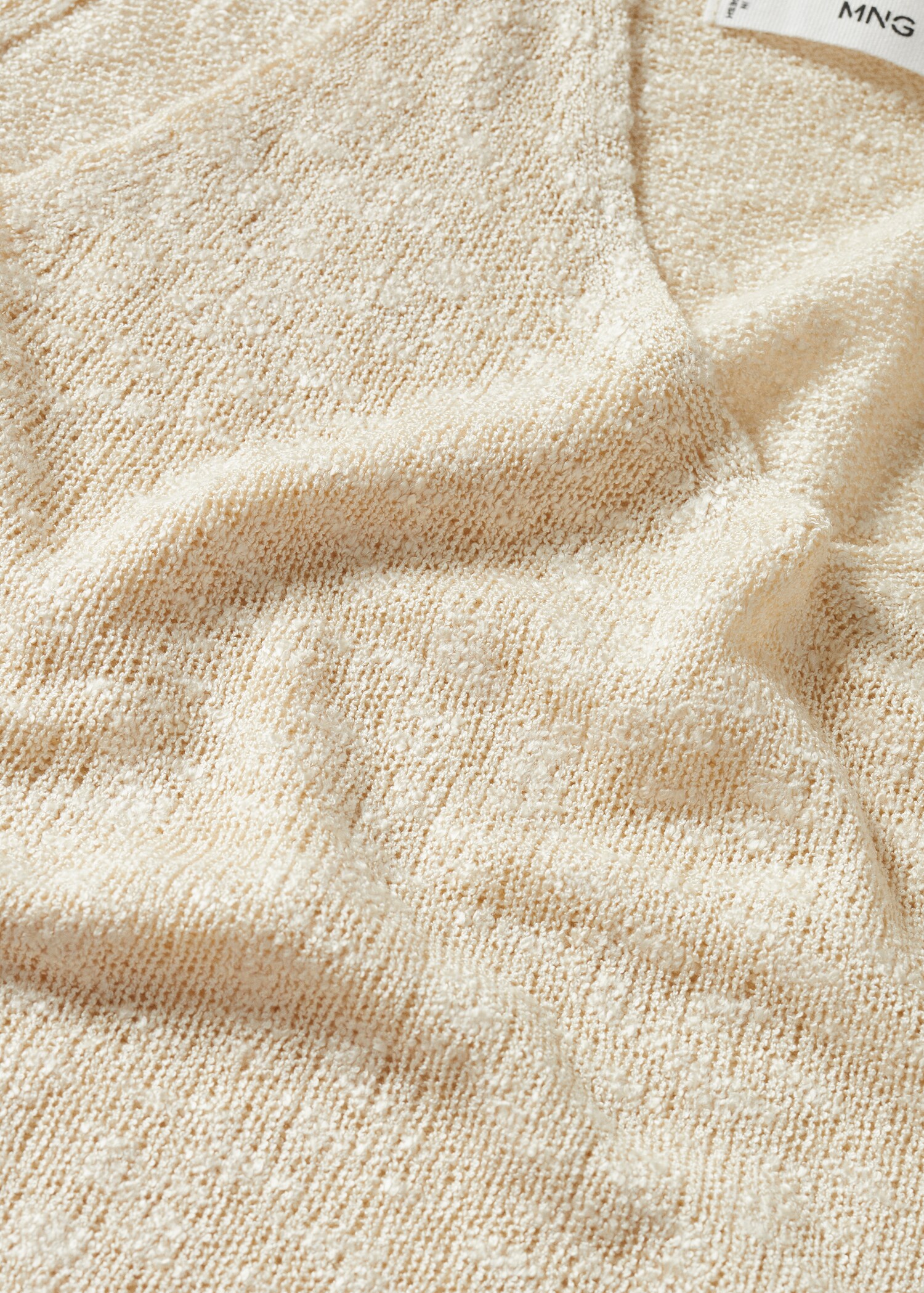 Textured knit top - Details of the article 8