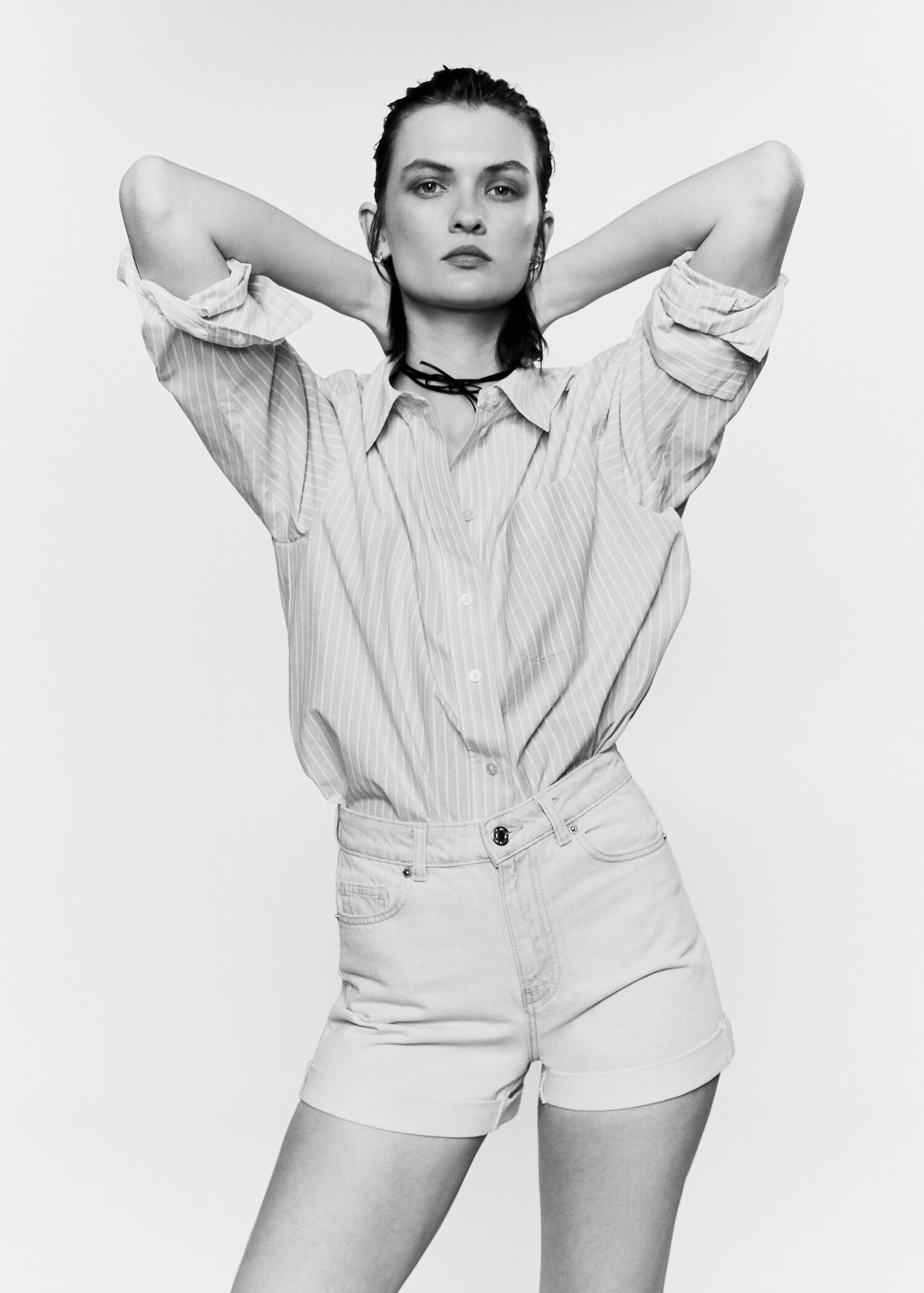 Denimshorts mom-fit - Artikkeldetalj 2