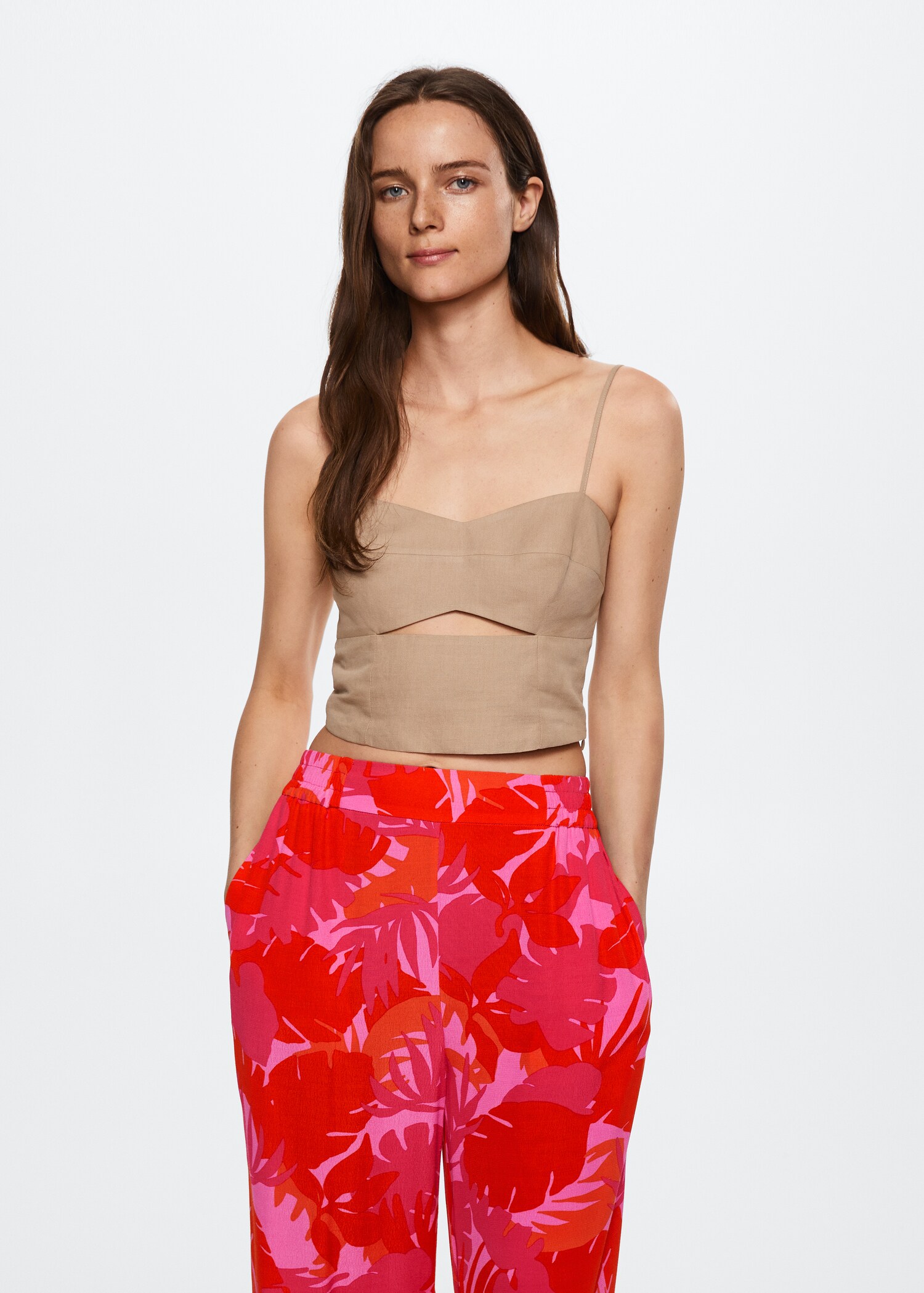 Pantalón fluido estampado - Detalle del artículo 1