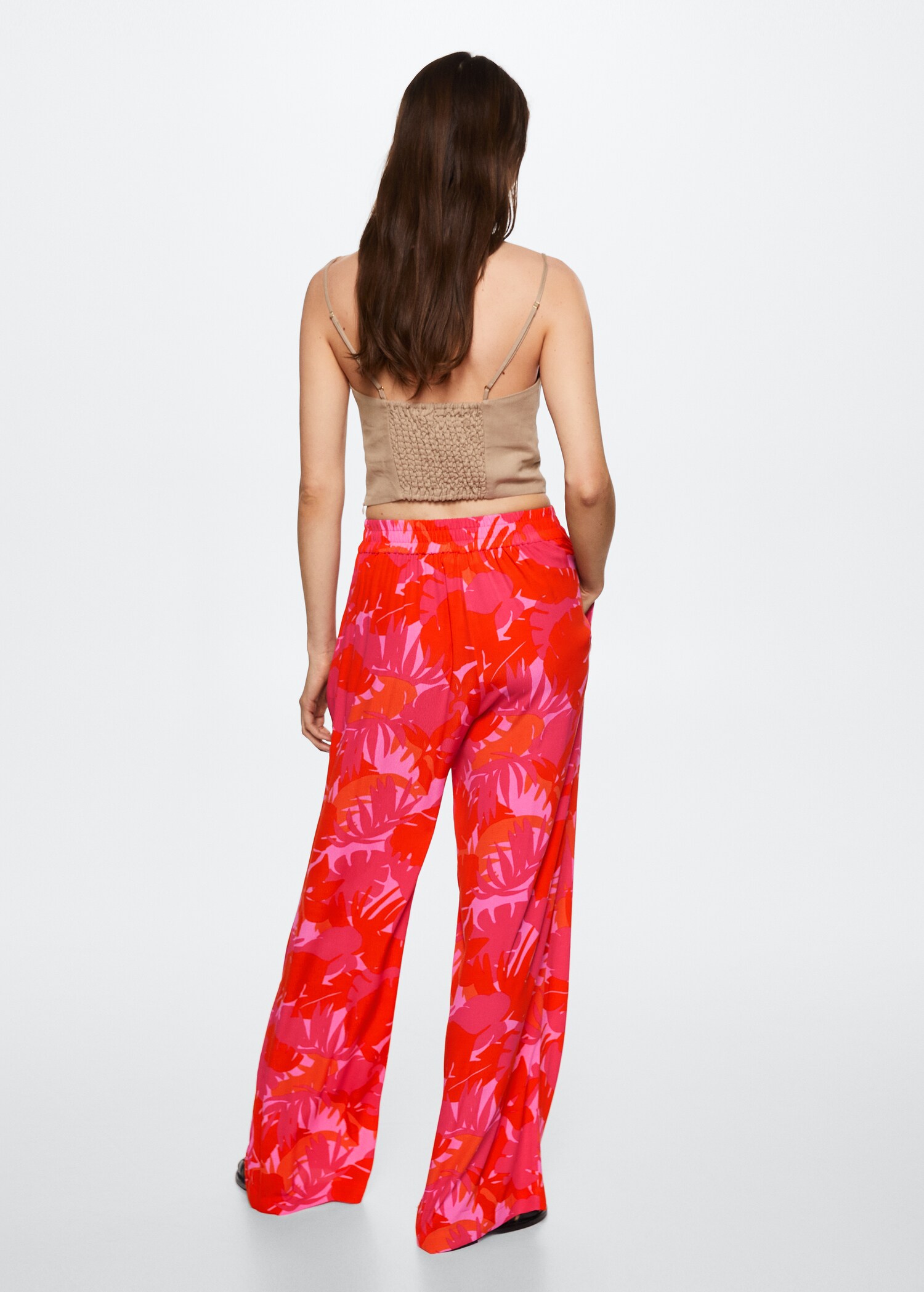 Pantalón fluido estampado - Reverso del artículo