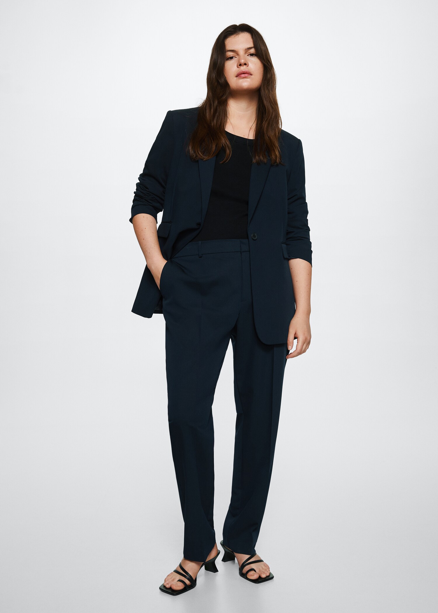 Pleated suit trousers - Details of the article 4