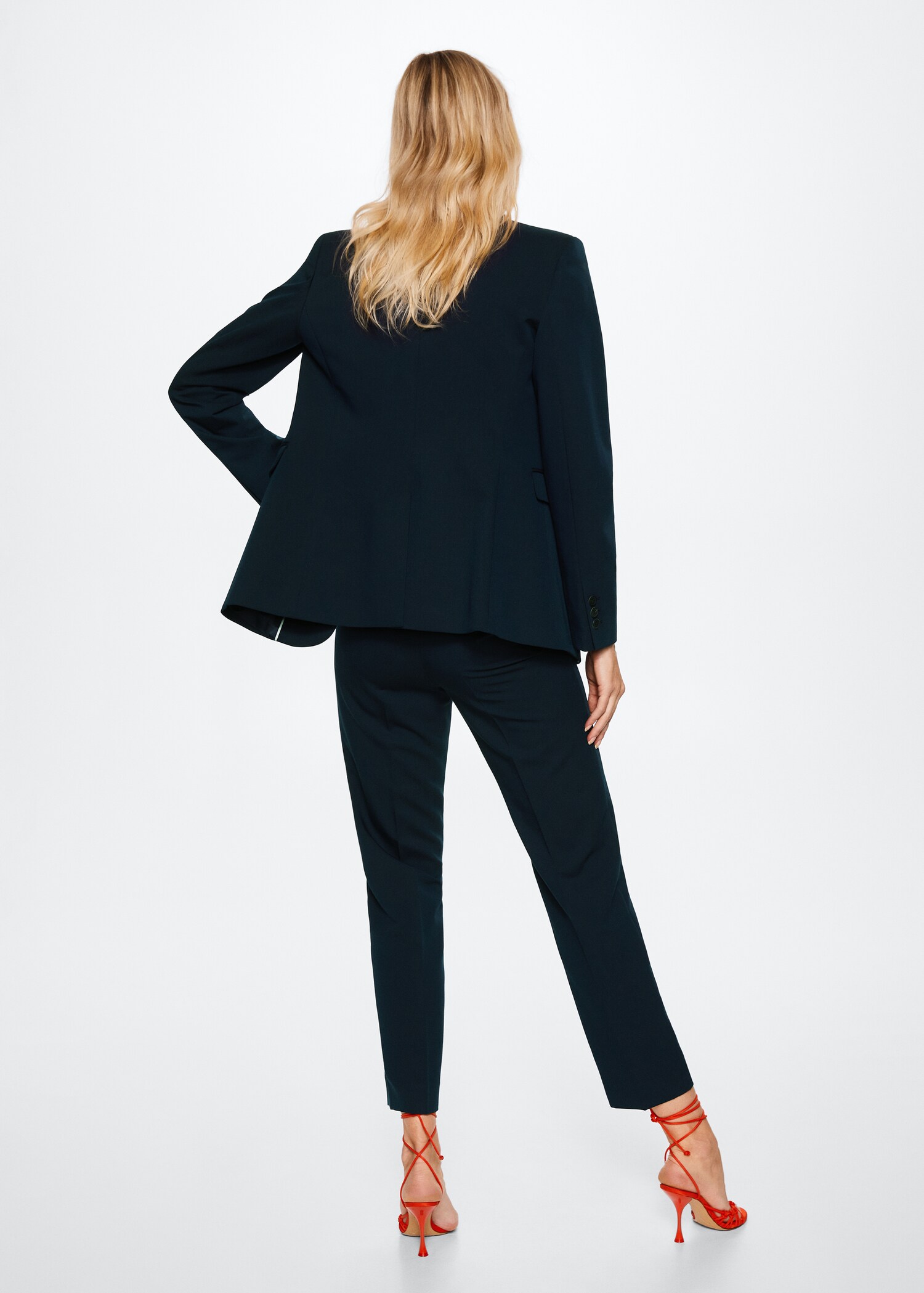 Pleated suit trousers - Reverse of the article