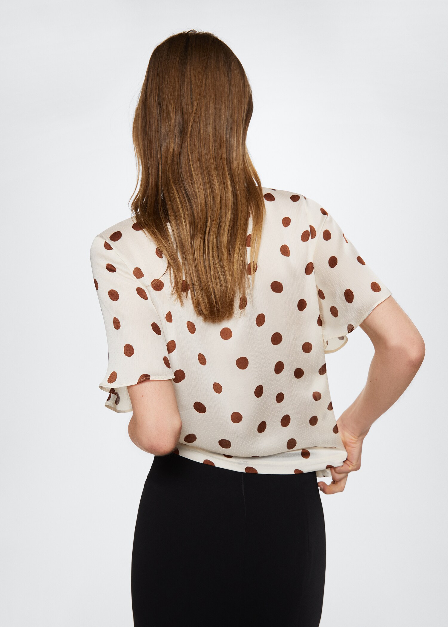 Blusa estampado lunares - Reverso del artículo