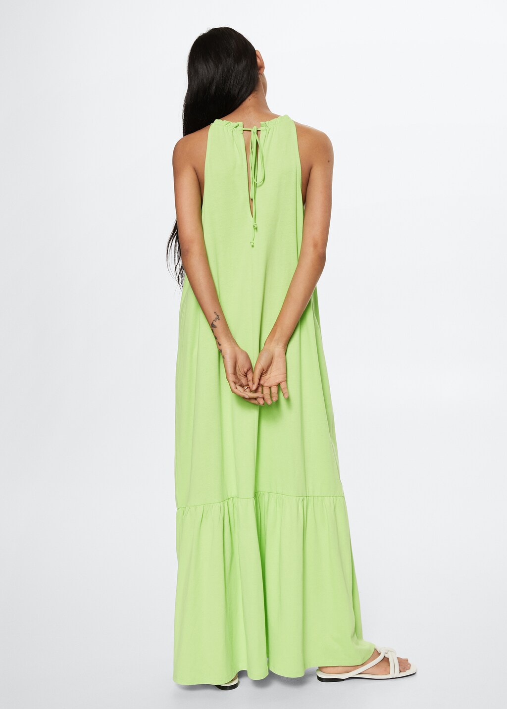 Riu❤︎ Frill bolero pleats dress s-l1200.jpg
