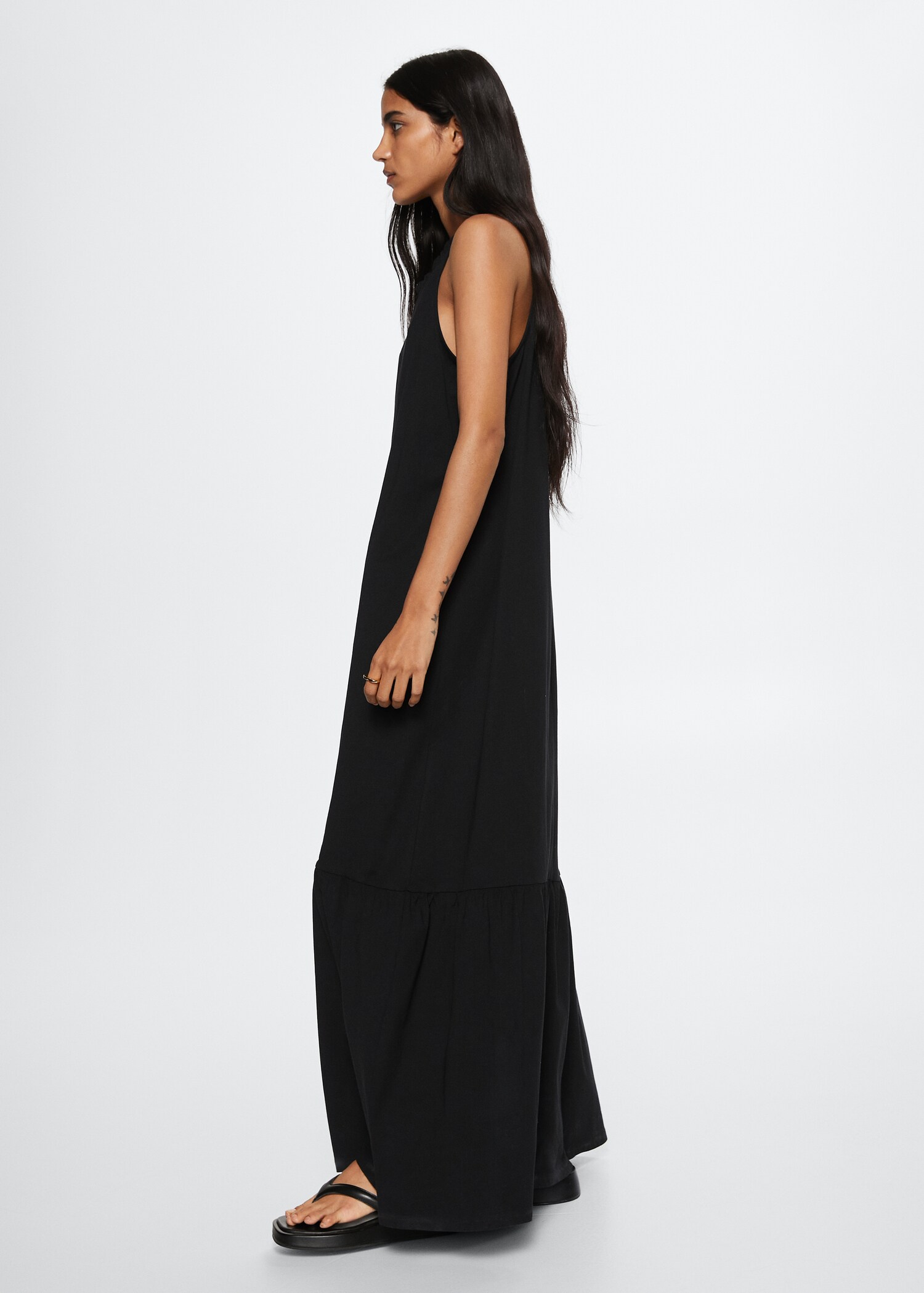 Maxi ruffles dress - Details of the article 1