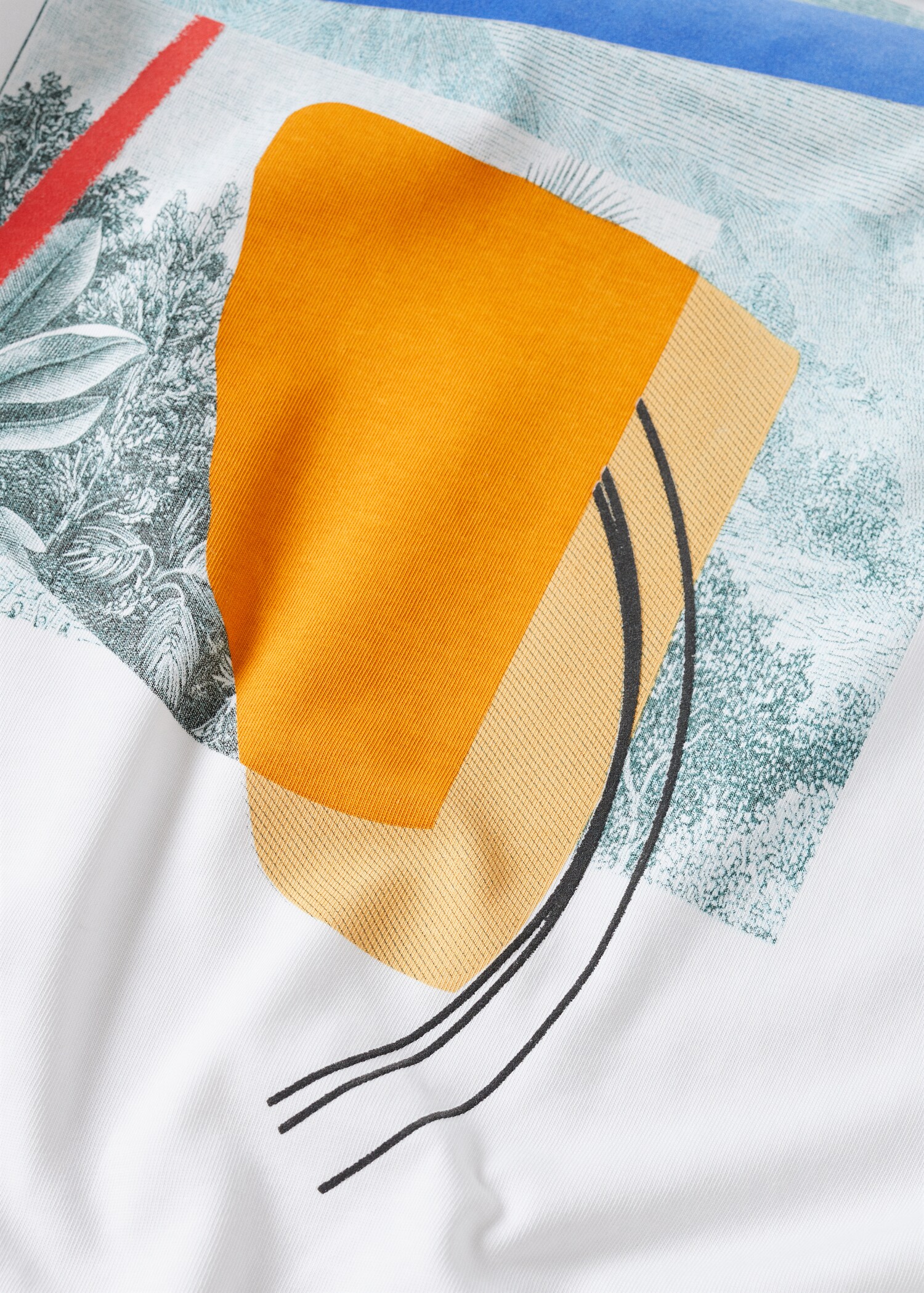 Gemustertes Baumwoll-Sweatshirt - Detail des Artikels 8