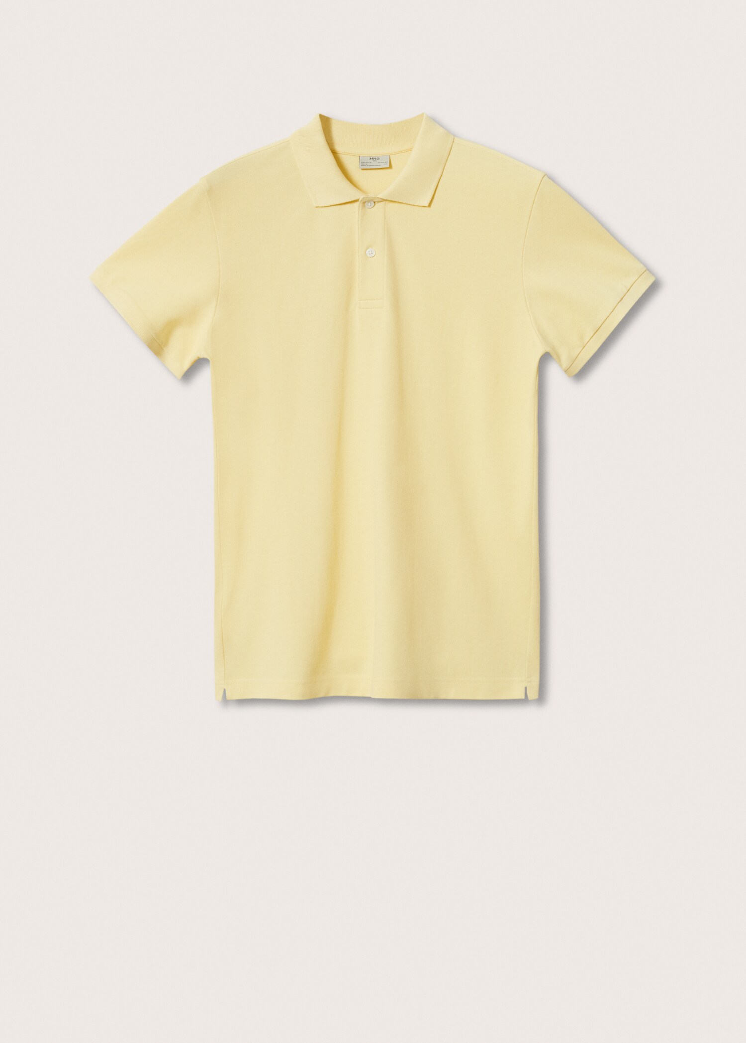 Cotton piqué polo shirt - Article without model