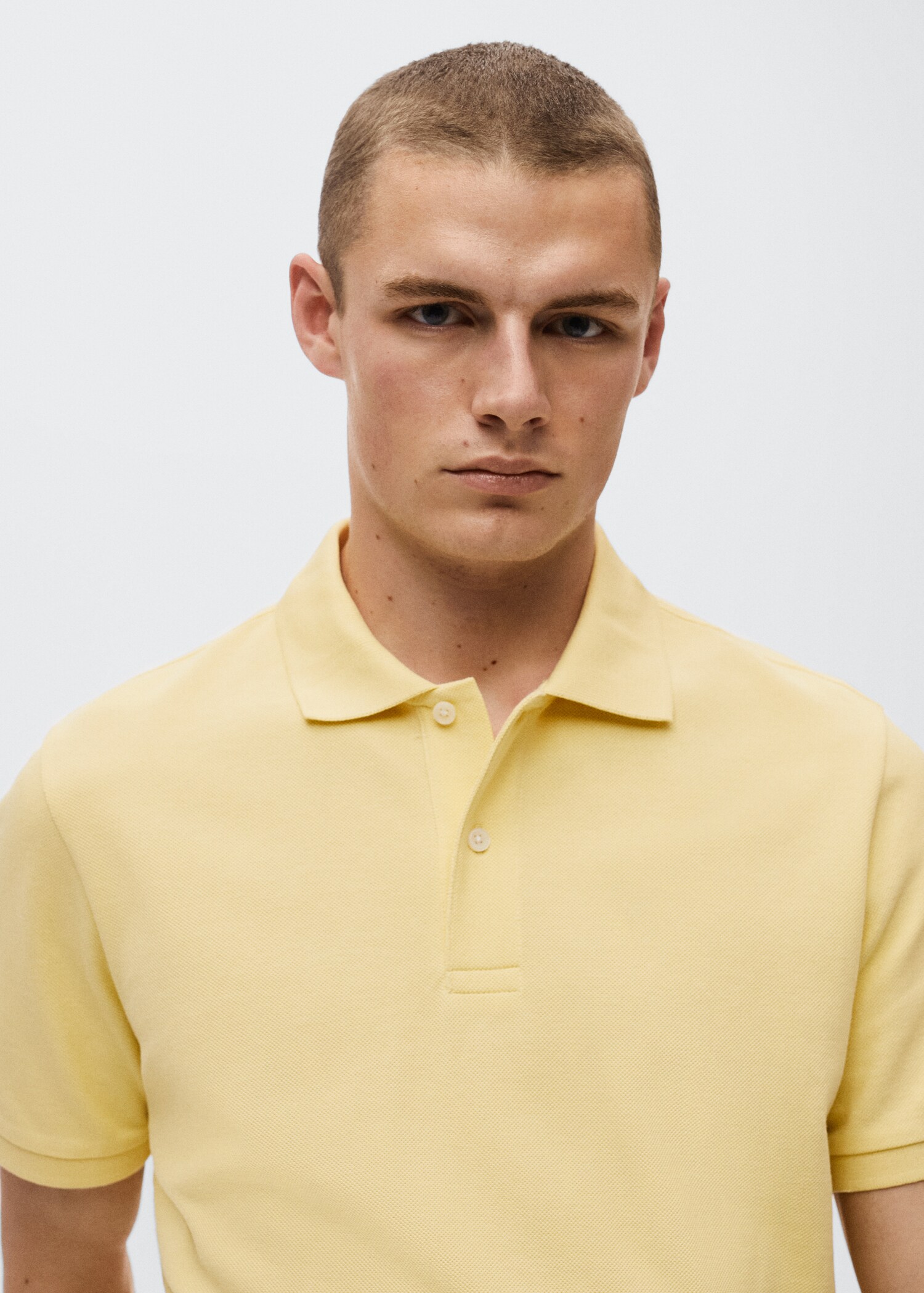 Cotton piqué polo shirt - Details of the article 1