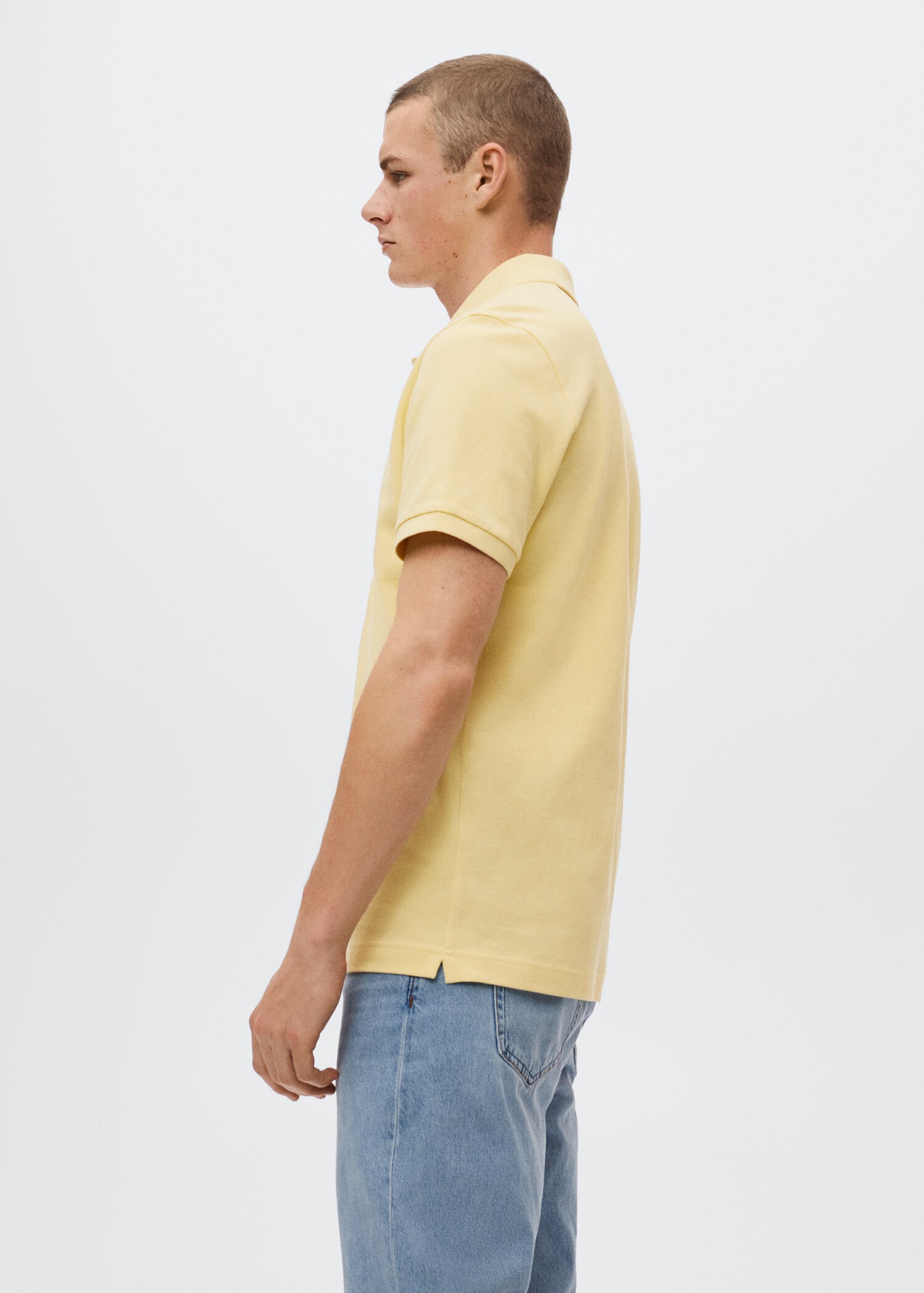 Cotton piqué polo shirt - Details of the article 2