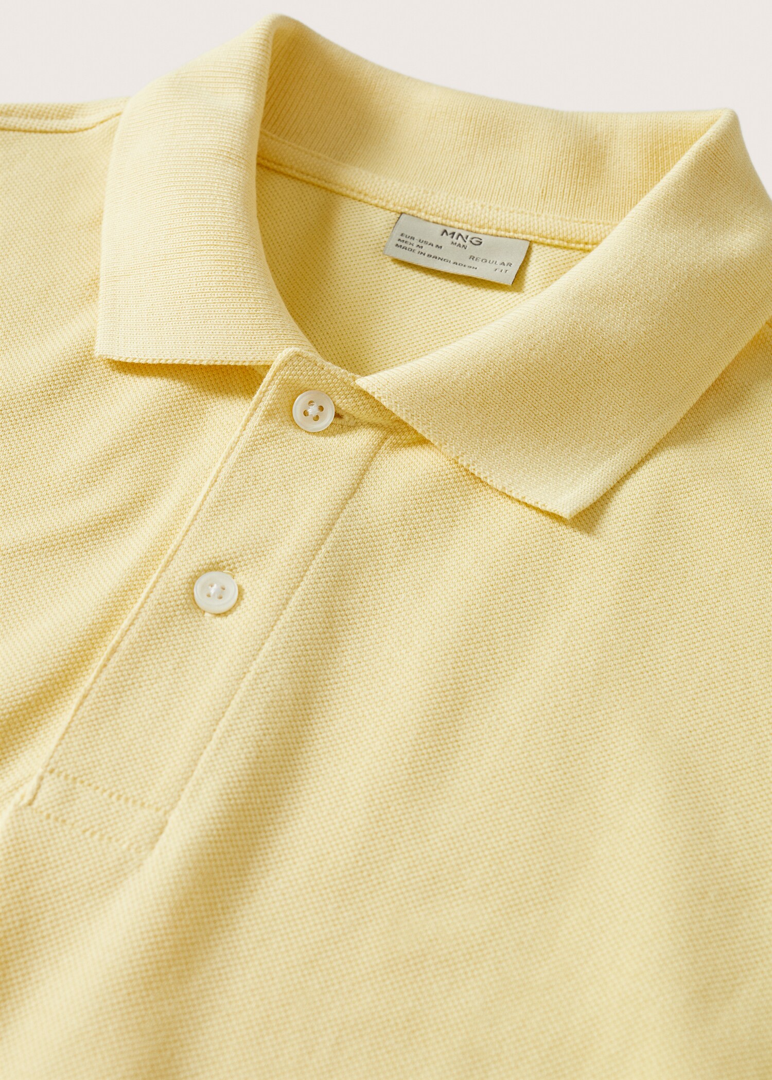 Cotton piqué polo shirt - Details of the article 8