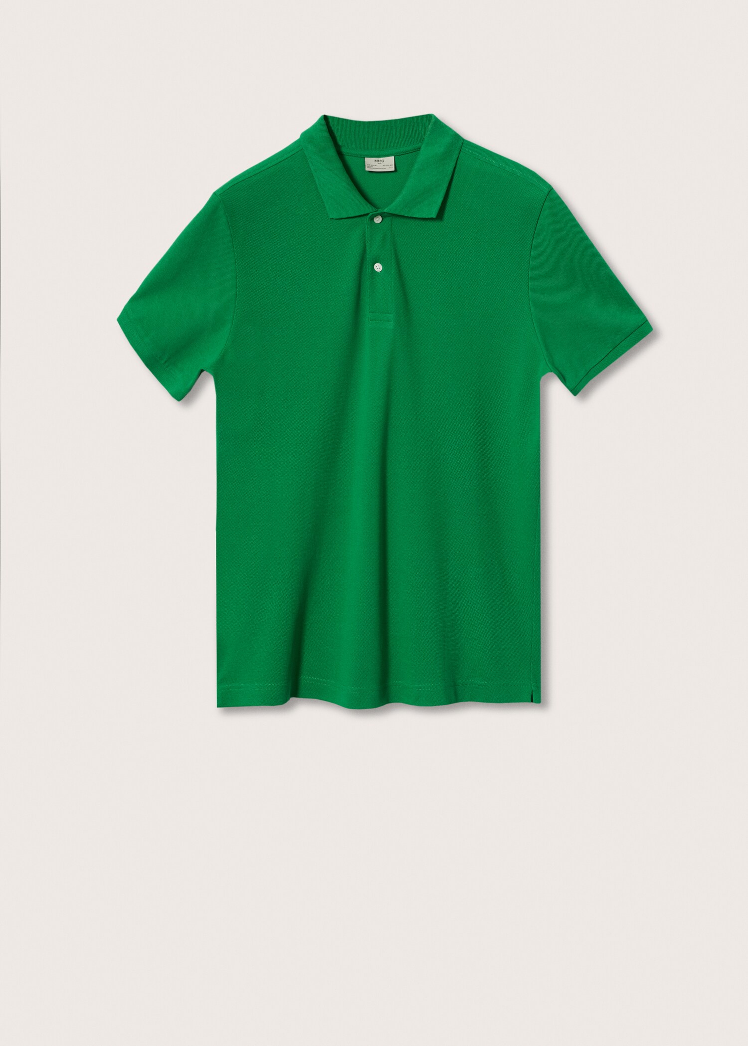 Cotton piqué polo shirt - Article without model