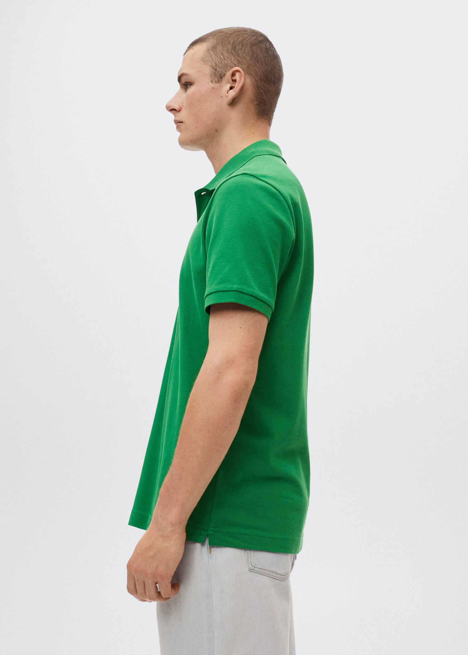 Cotton piqué polo shirt - Details of the article 2