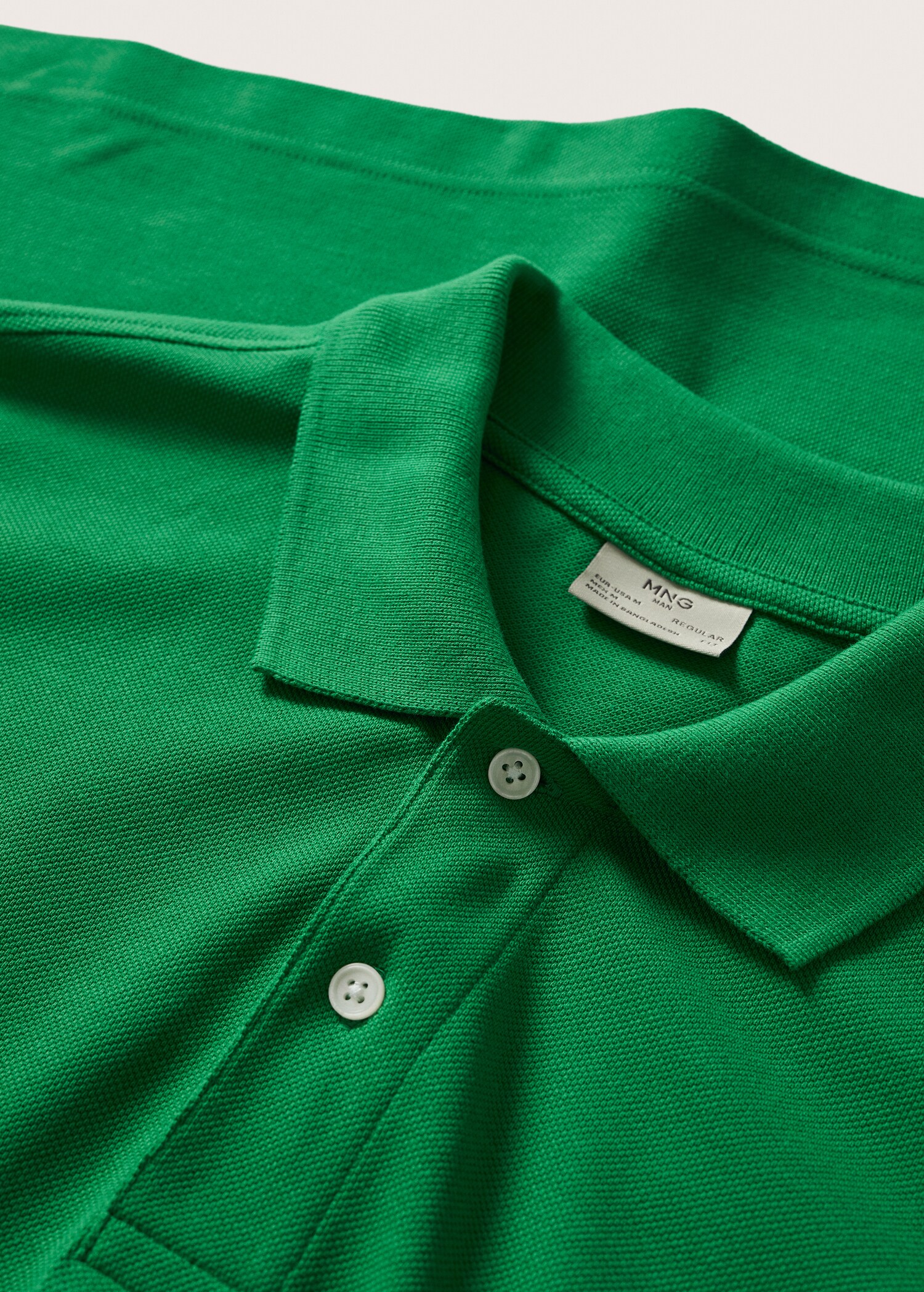Cotton piqué polo shirt - Details of the article 8