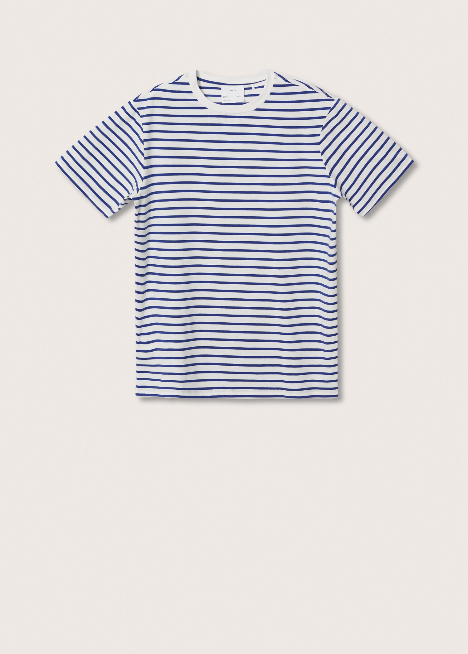 T-shirt algodão riscas - Artigo sem modelo