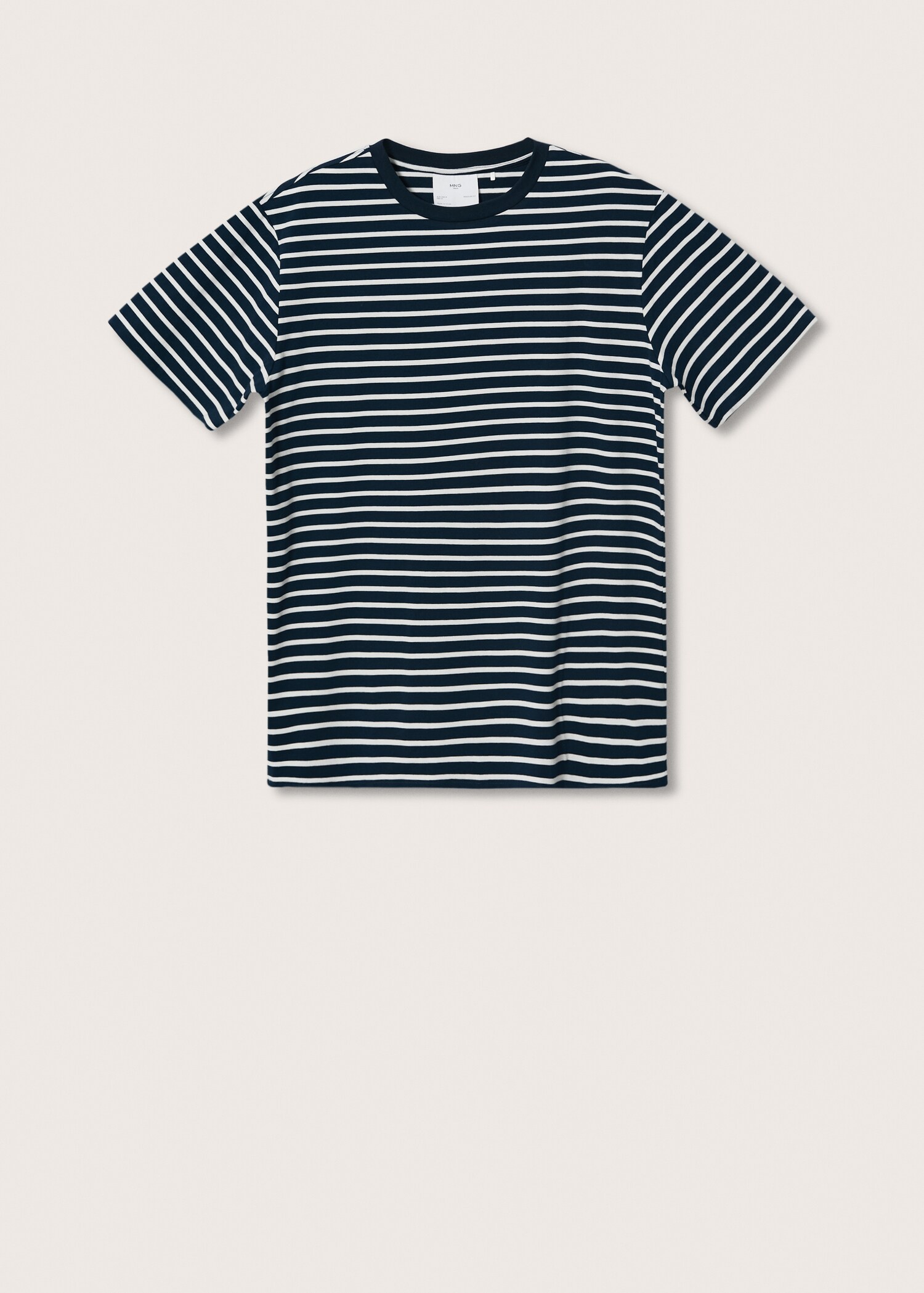 T-shirt algodão riscas - Artigo sem modelo