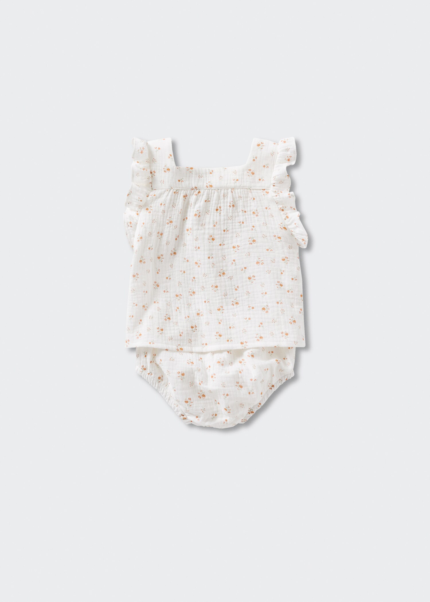 Printed blouse and nappy cover  - Article without model