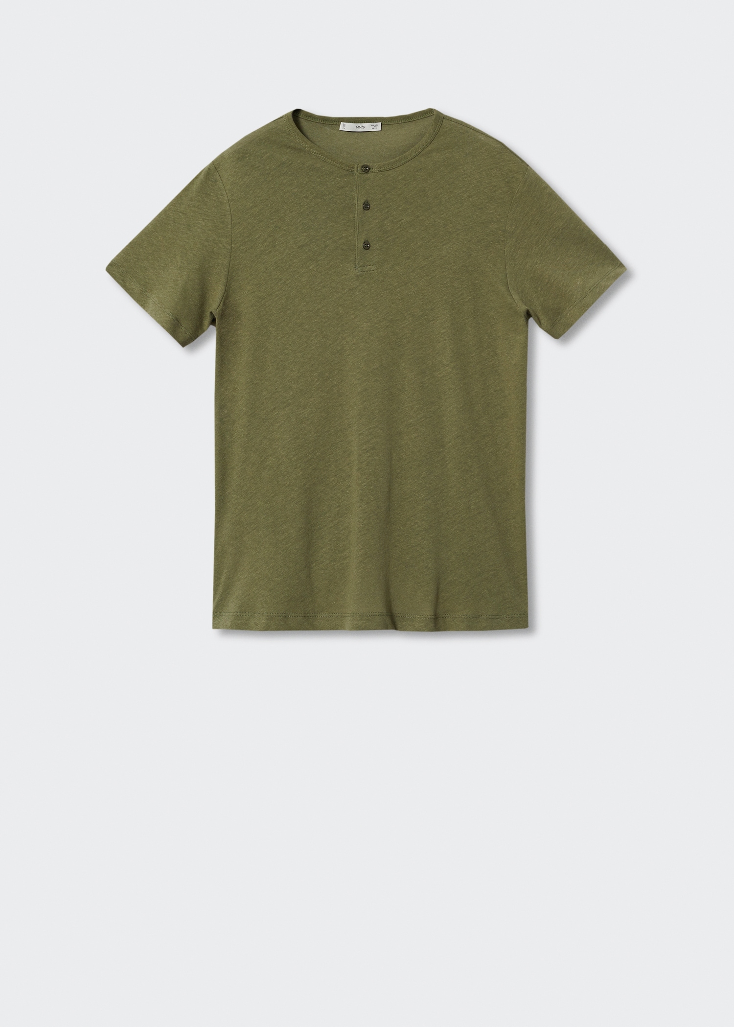 Henley-Shirt aus Leinen - Artikel ohne Model