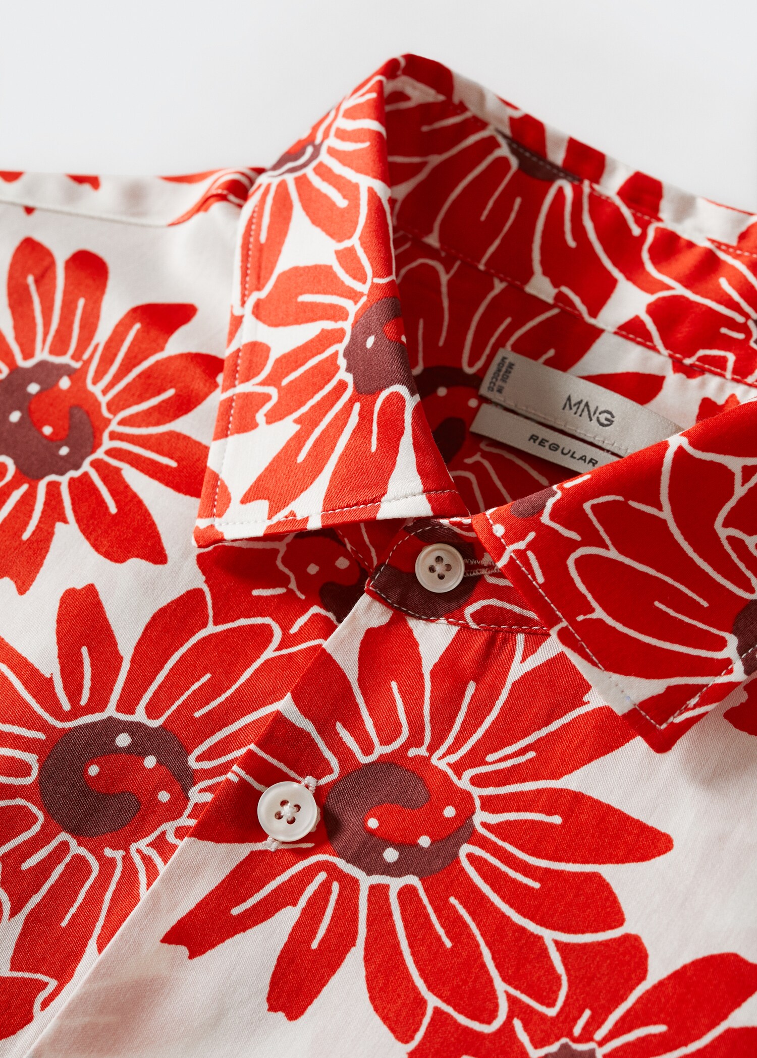 Floral print shirt - Details of the article 7