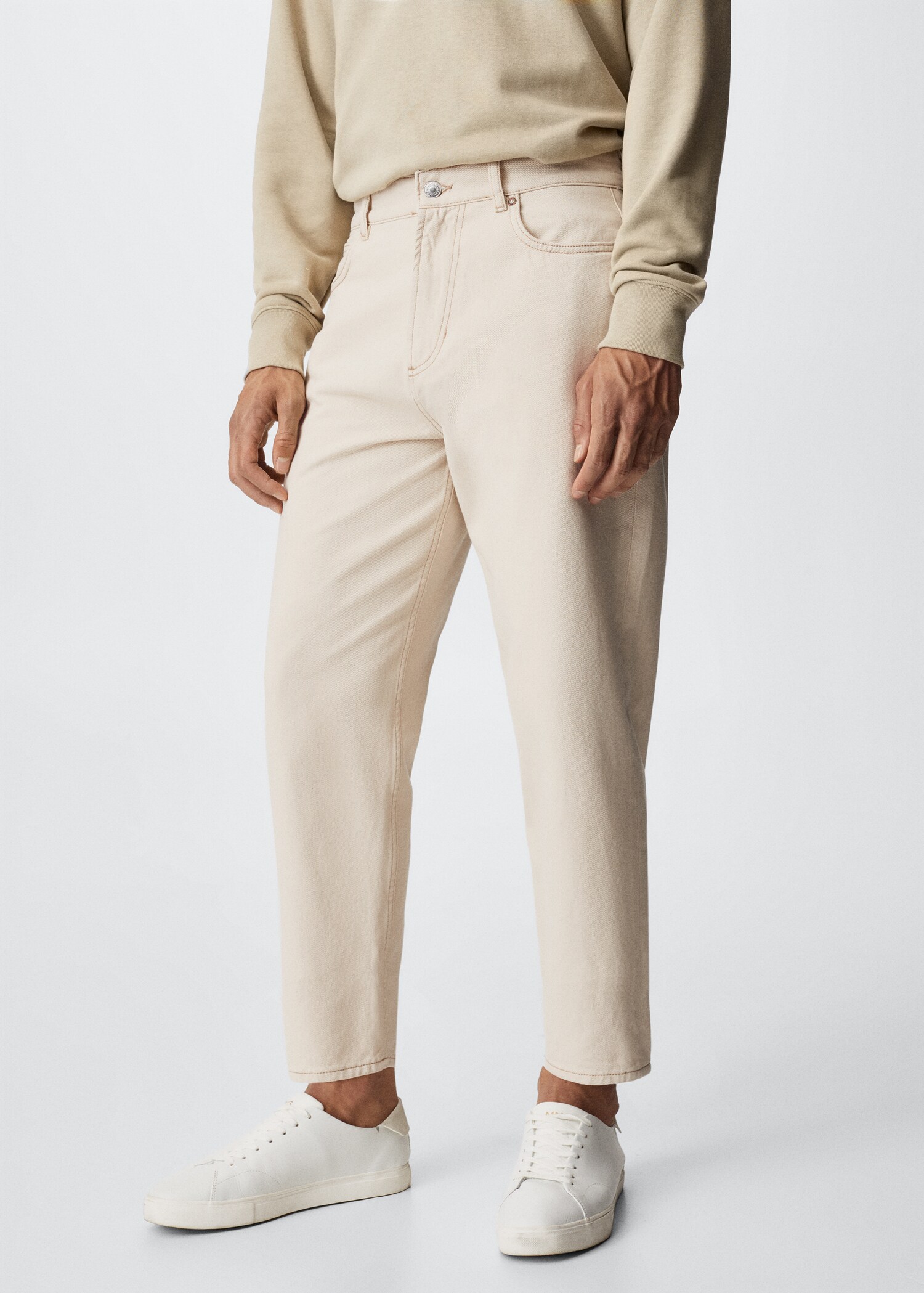 Jeans tapered loose cropped  - Piano medio