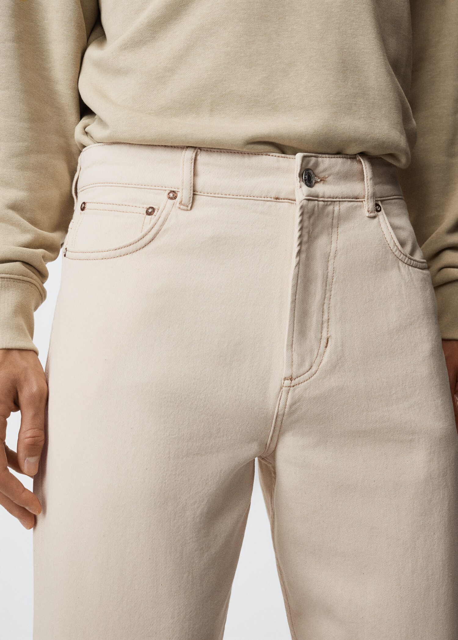 Jeans tapered loose cropped  - Dettaglio dell'articolo 1