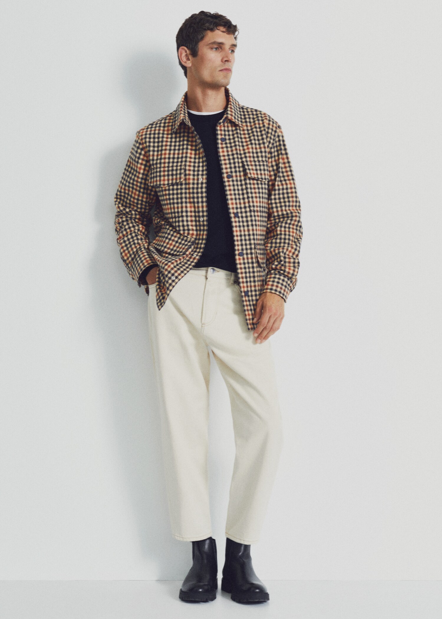Jeans tapered loose cropped  - Dettaglio dell'articolo 5