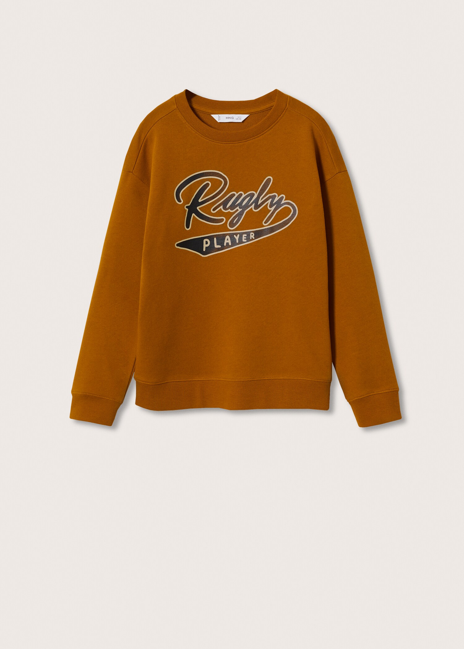 Cotton-blend printed sweatshirt - Article without model