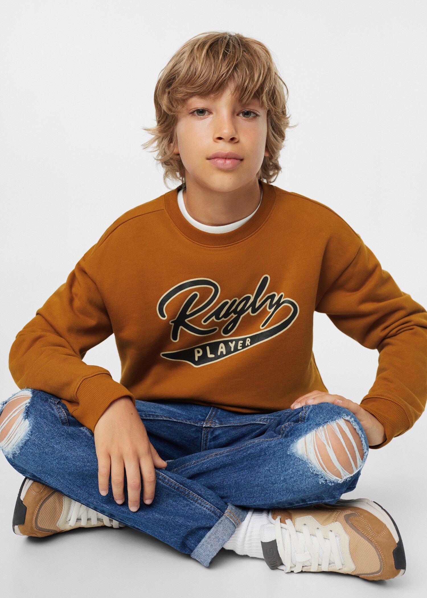 Cotton-blend printed sweatshirt - Details of the article 2