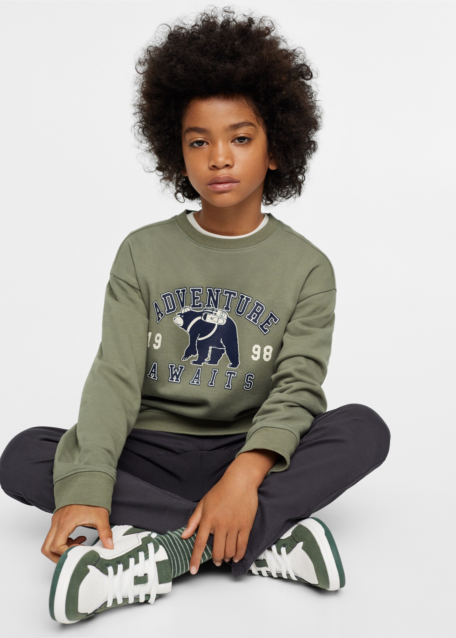 Sweat-shirt coton imprimé - Détail de l'article 1